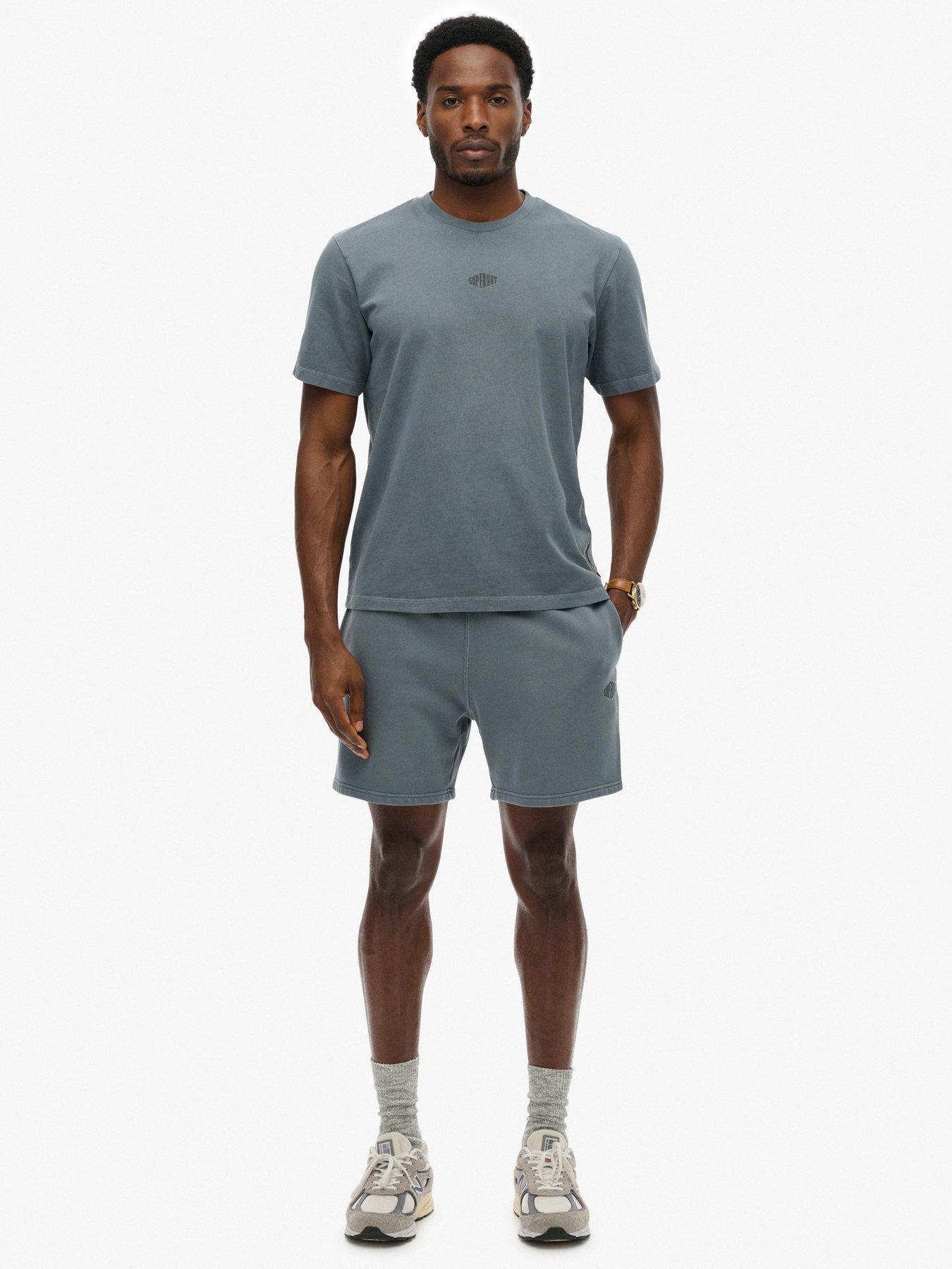  image of superdry-micro-logo-sweat-shorts-blue