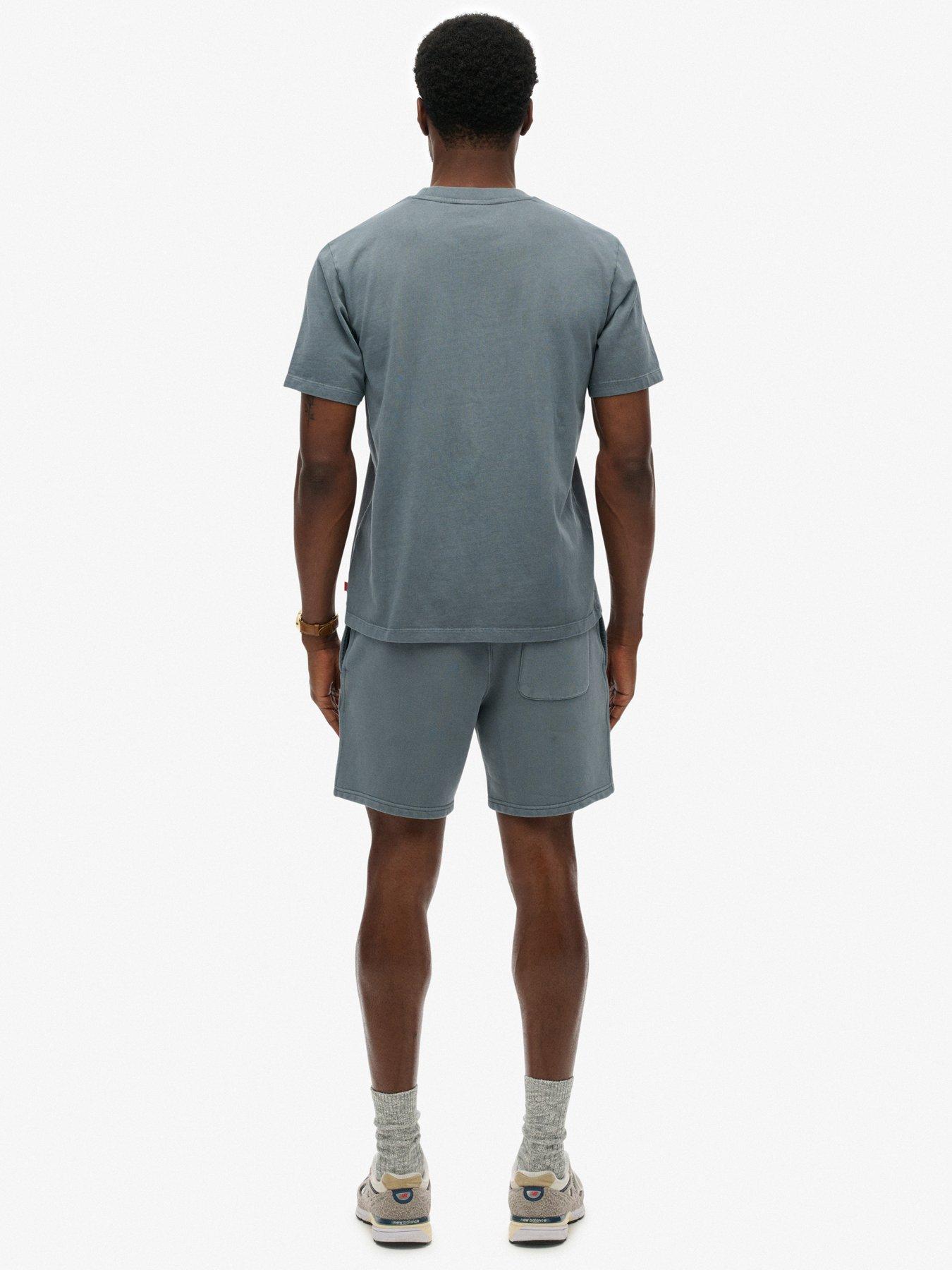 image of superdry-micro-logo-sweat-shorts-blue