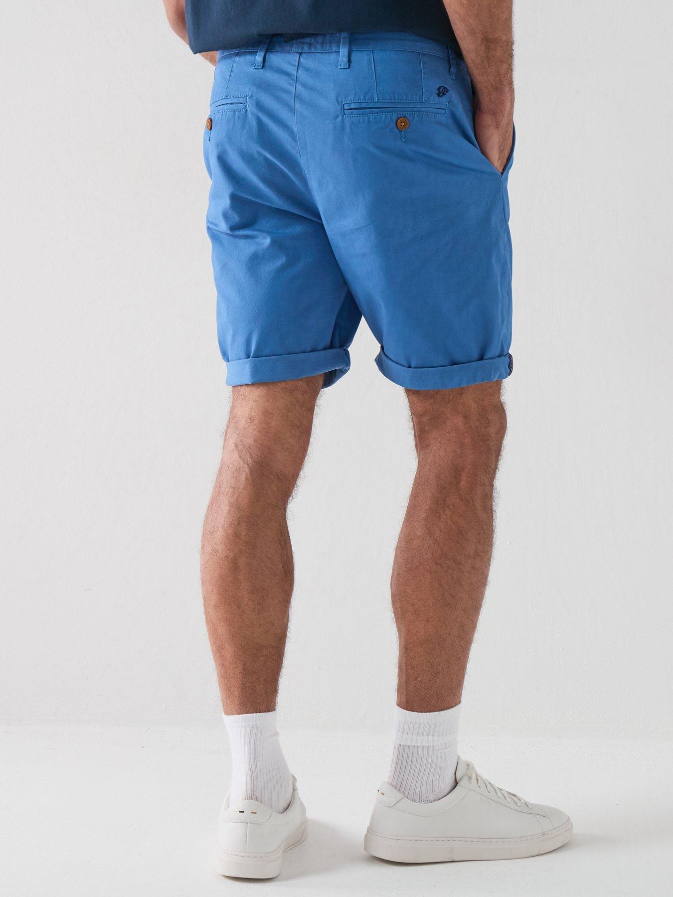 Image 2 of 6 of Superdry Superdry Premium Regular Chino Shorts - Blue