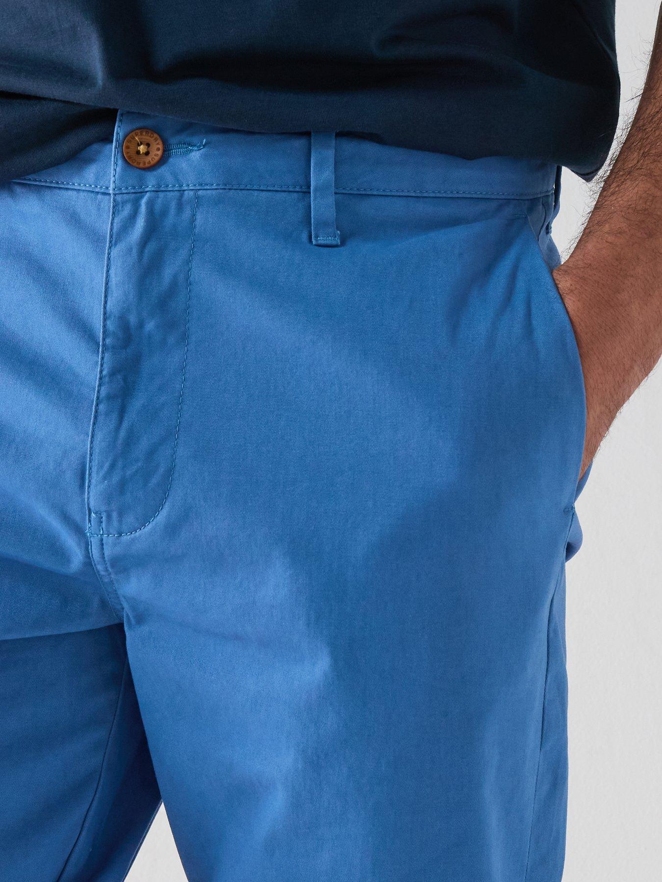 Image 5 of 6 of Superdry Superdry Premium Regular Chino Shorts - Blue