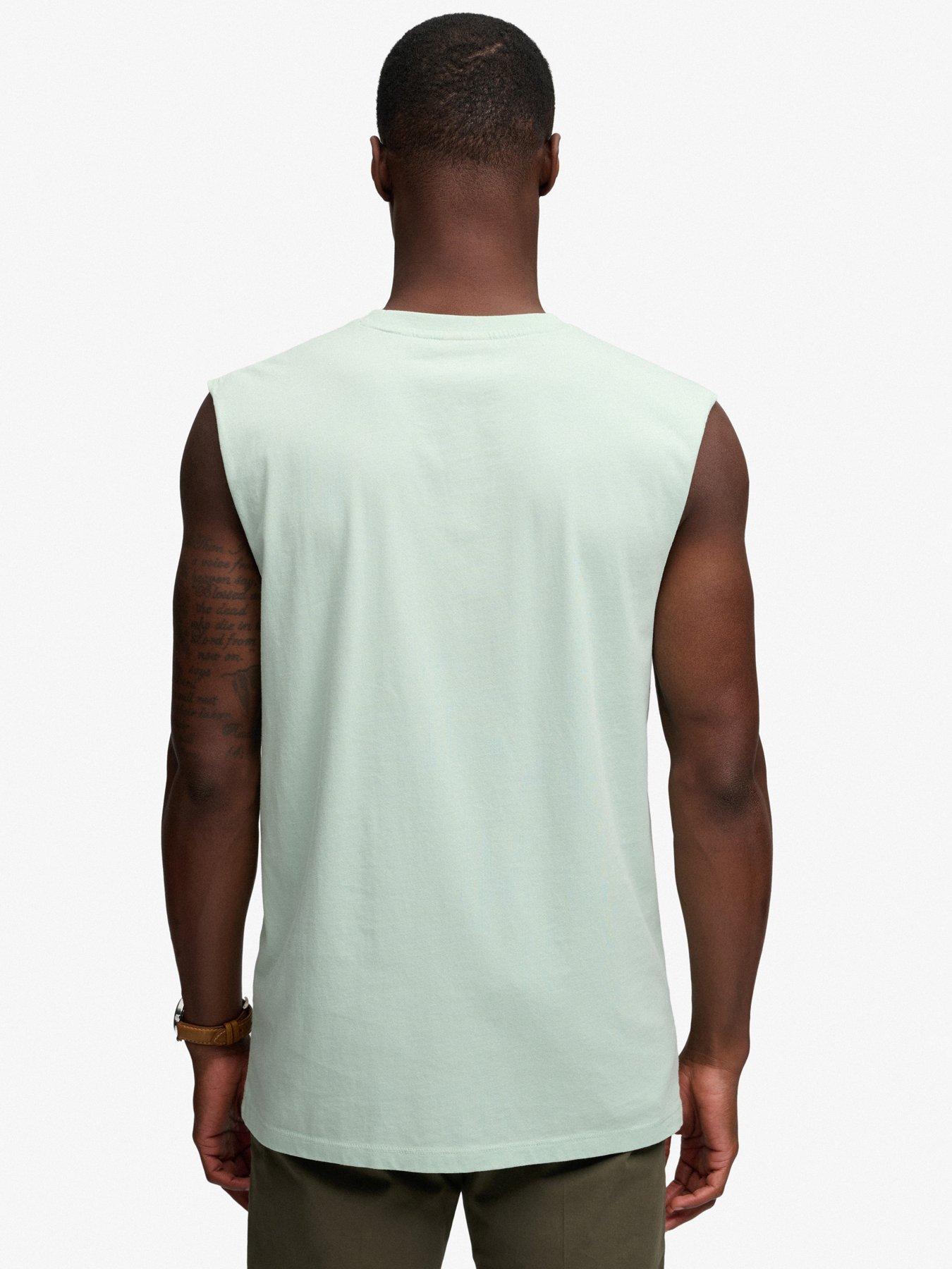Image 2 of 6 of Superdry Essential Logo Vest - Green
