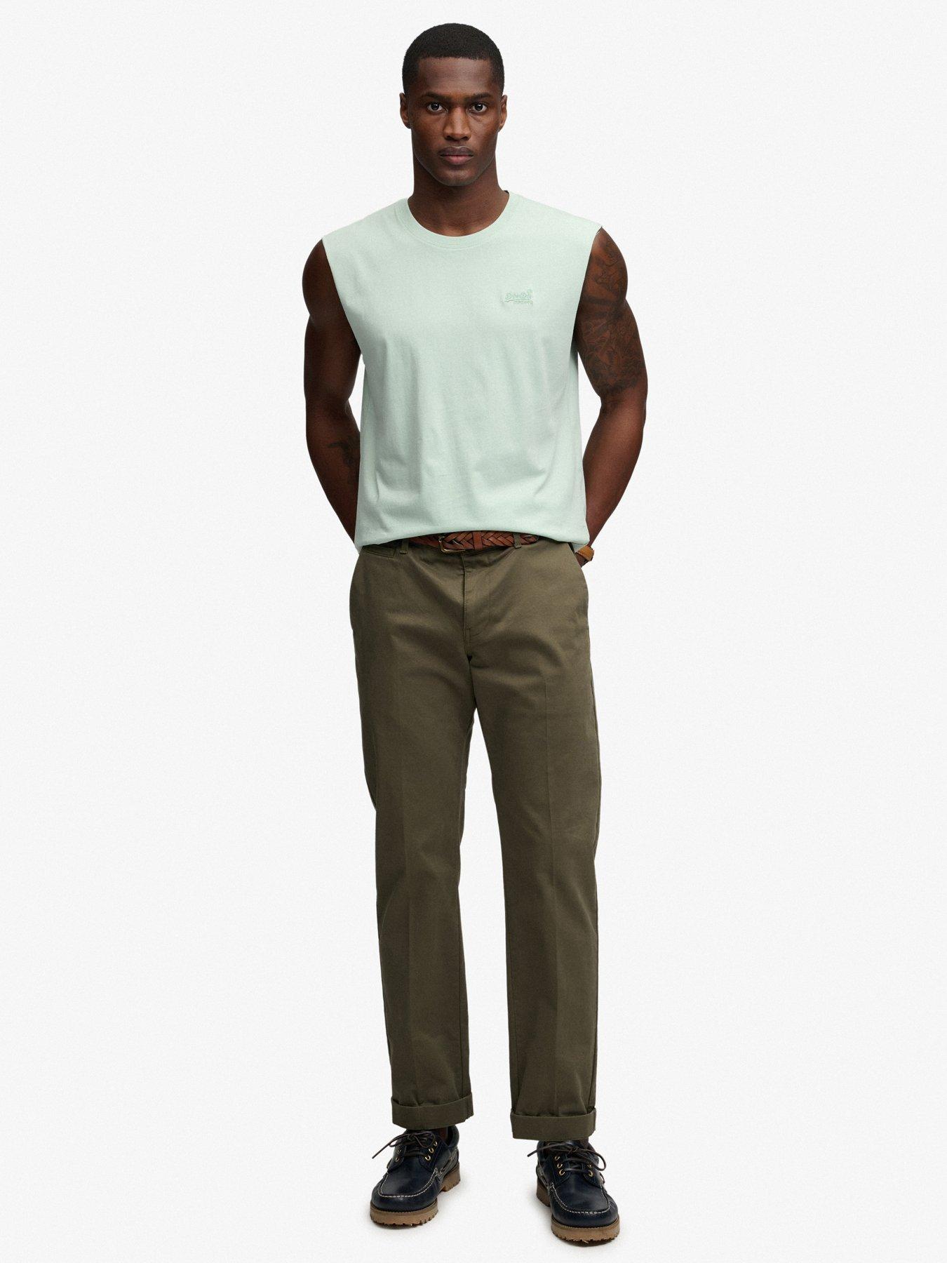 Image 3 of 6 of Superdry Essential Logo Vest - Green