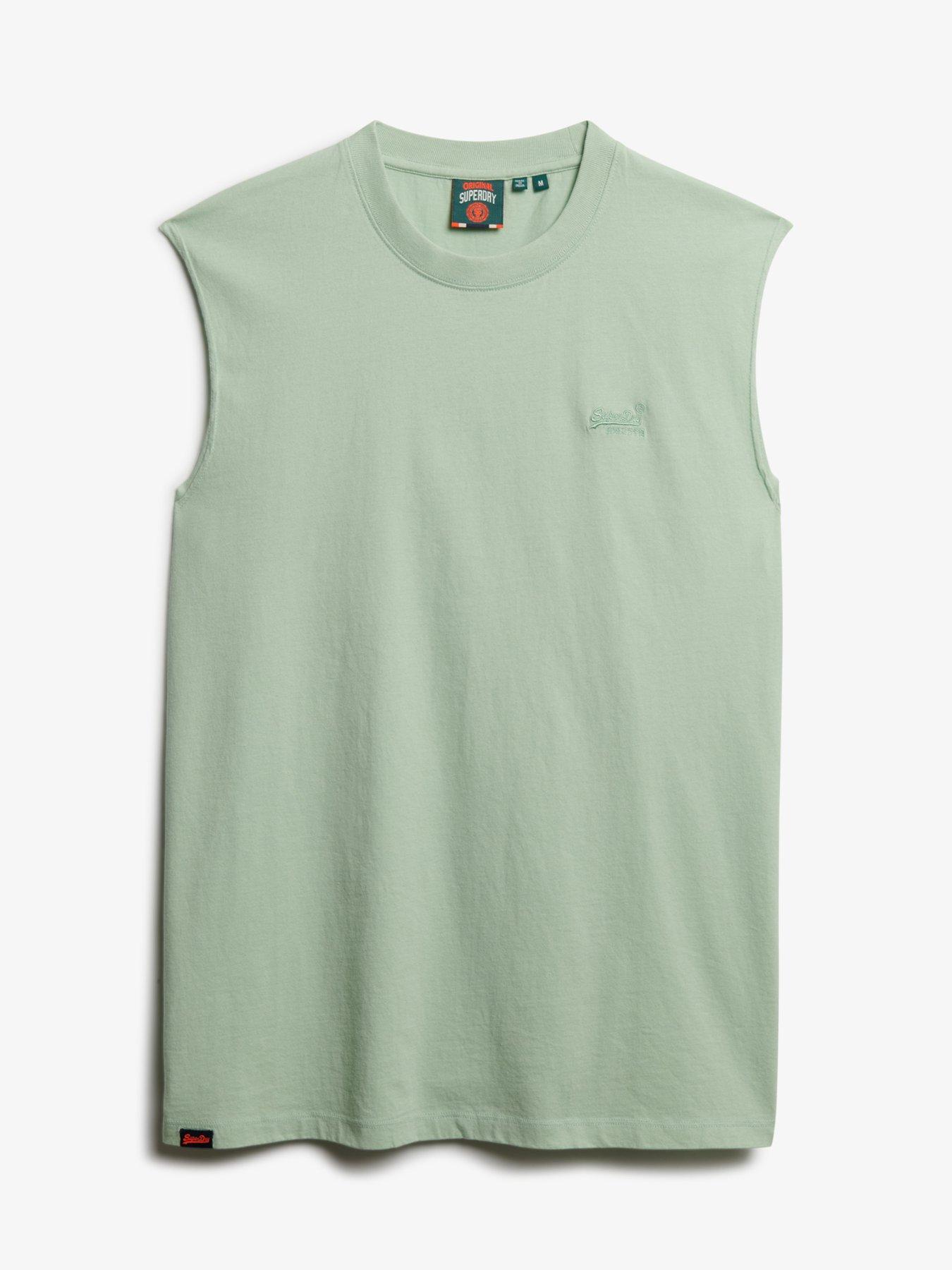 Image 5 of 6 of Superdry Essential Logo Vest - Green