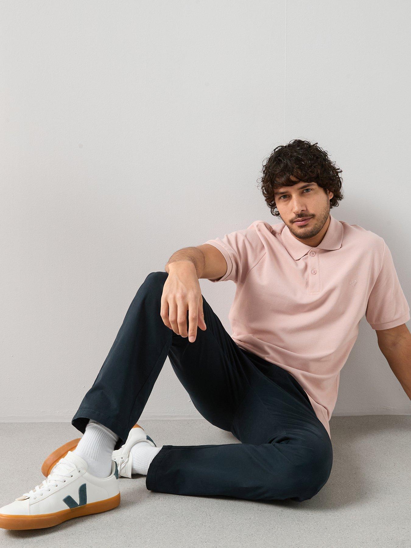 The Very Collection Pure Cotton Pique Polo - Pink