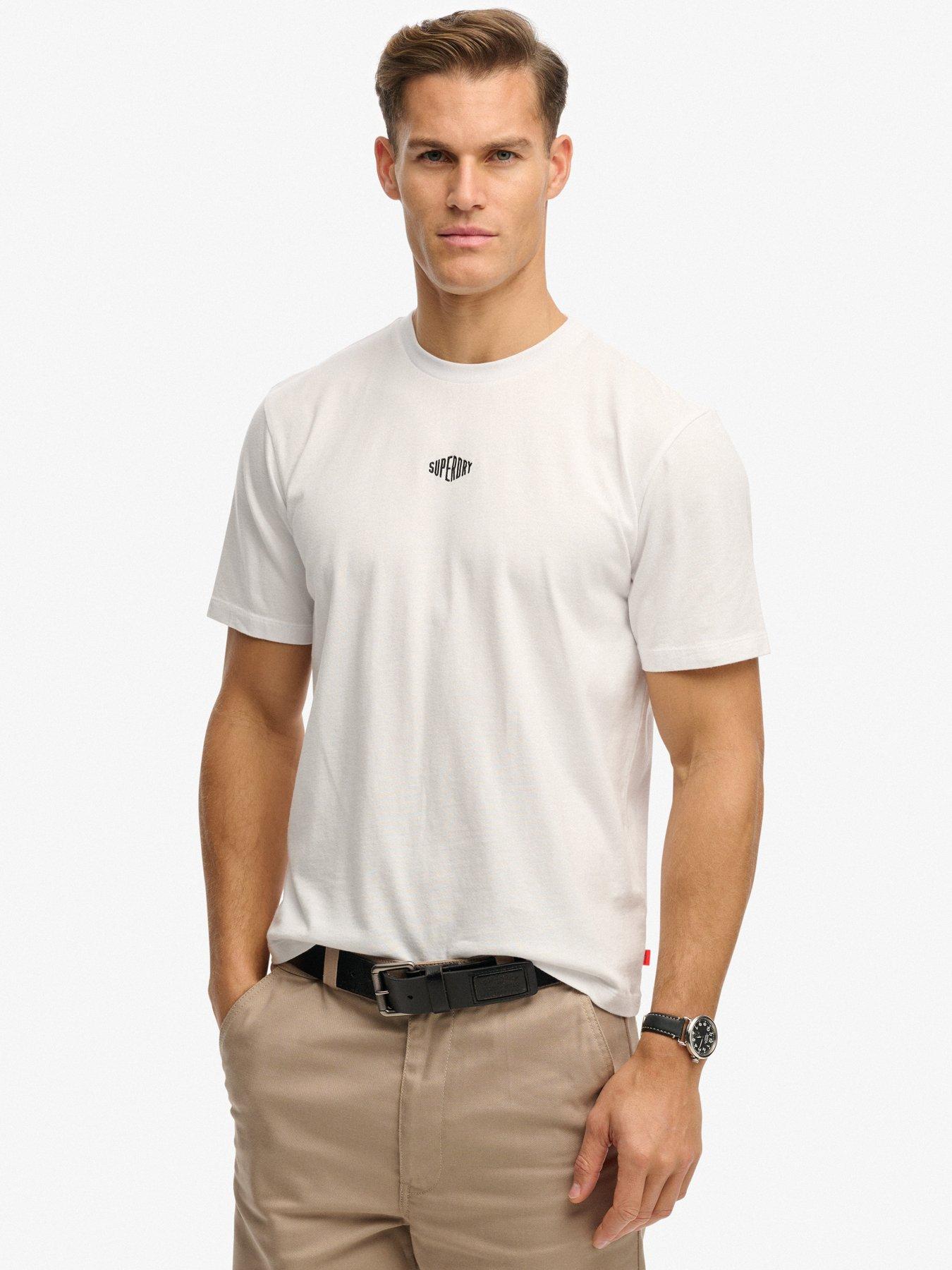  image of superdry-micro-logo-relaxed-t-shirt-white