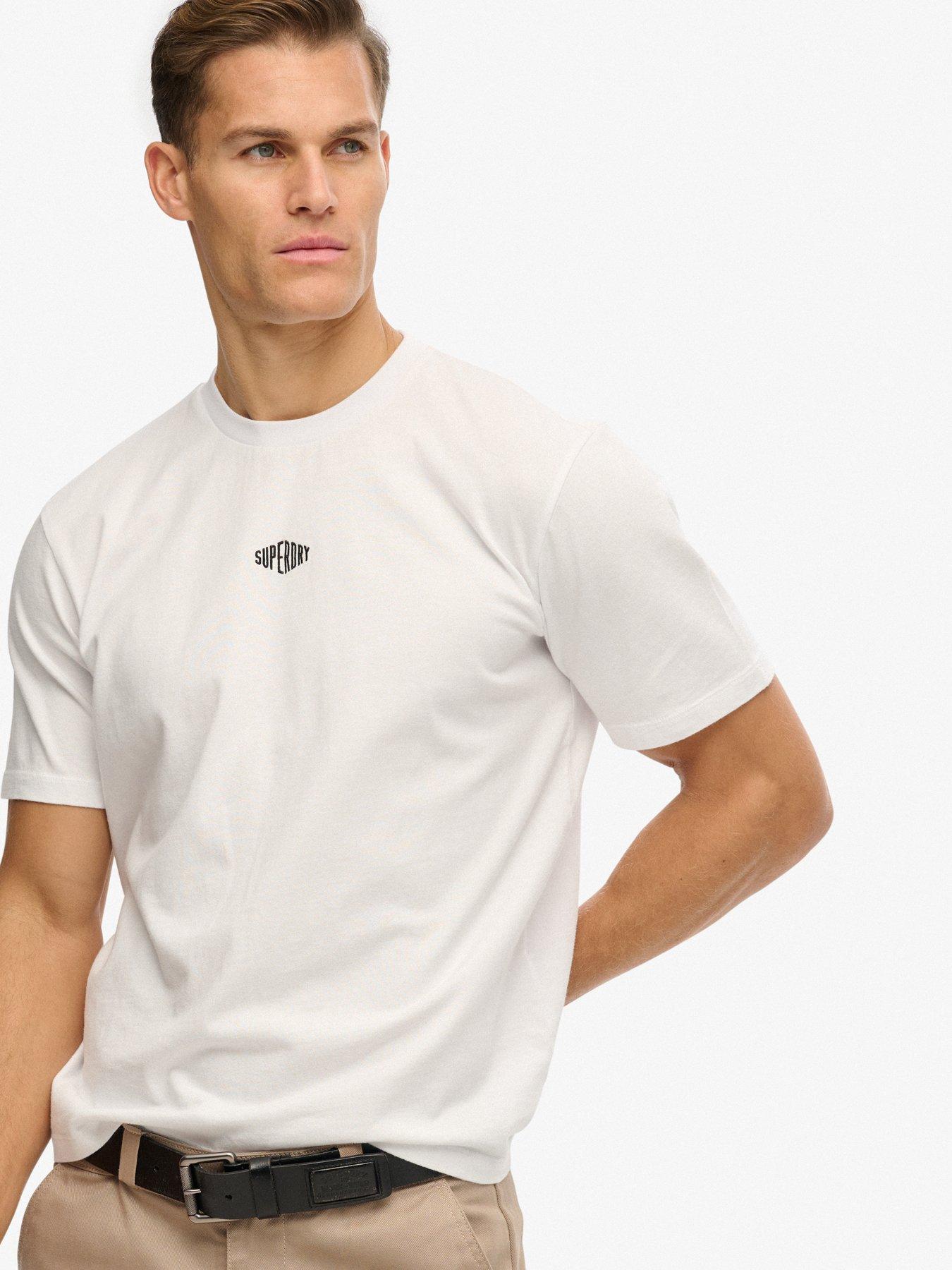  image of superdry-micro-logo-relaxed-t-shirt-white