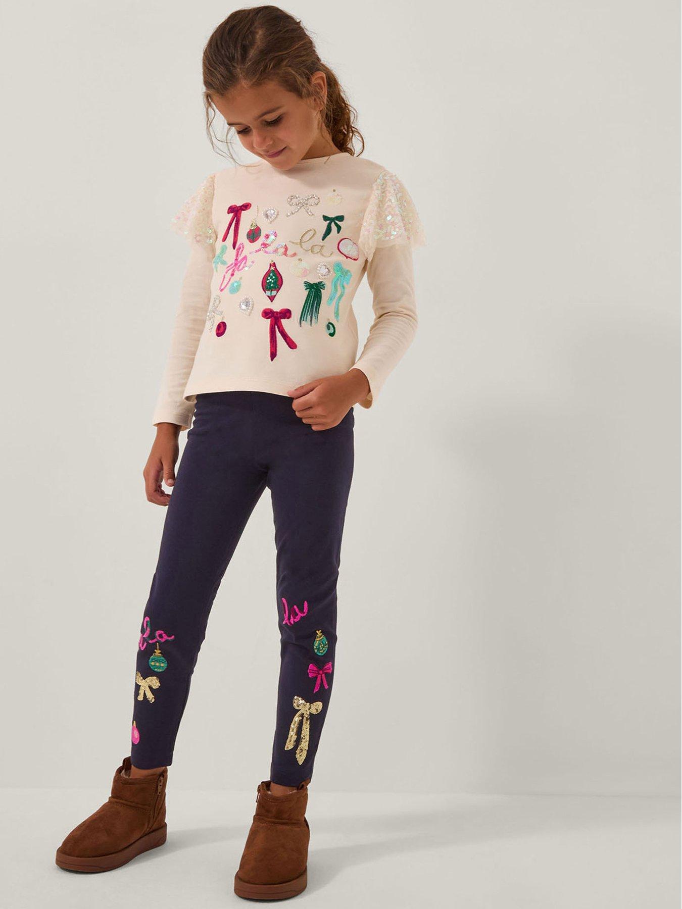 monsoon-girls-christmas-falala-leggings-navy