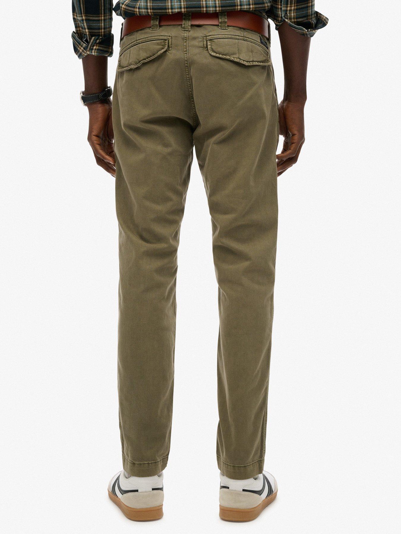 Image 2 of 7 of Superdry Utility Chino Trousers - Green