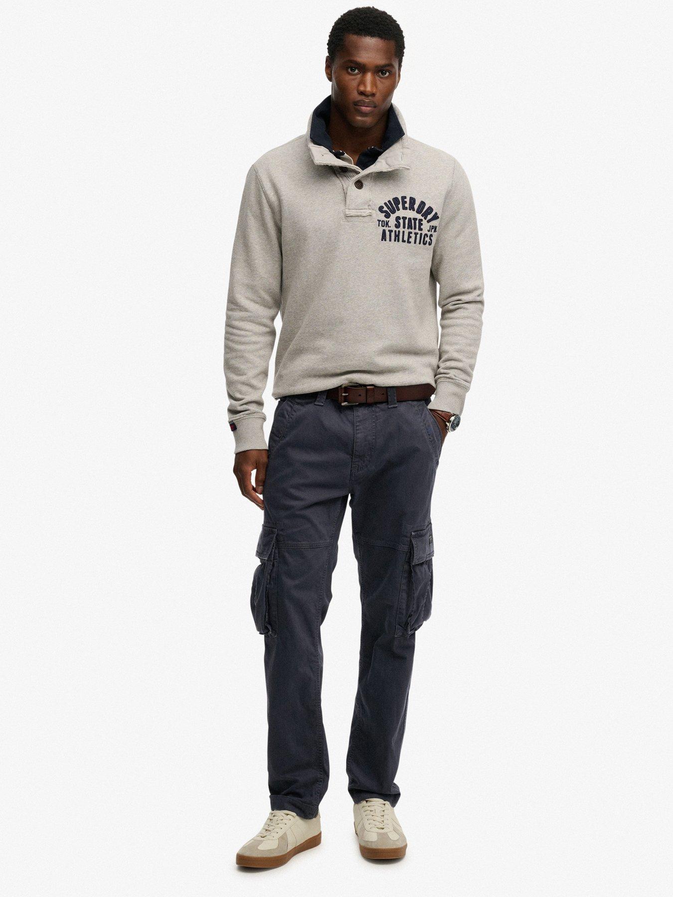  image of superdry-core-cargo-trousers-navy