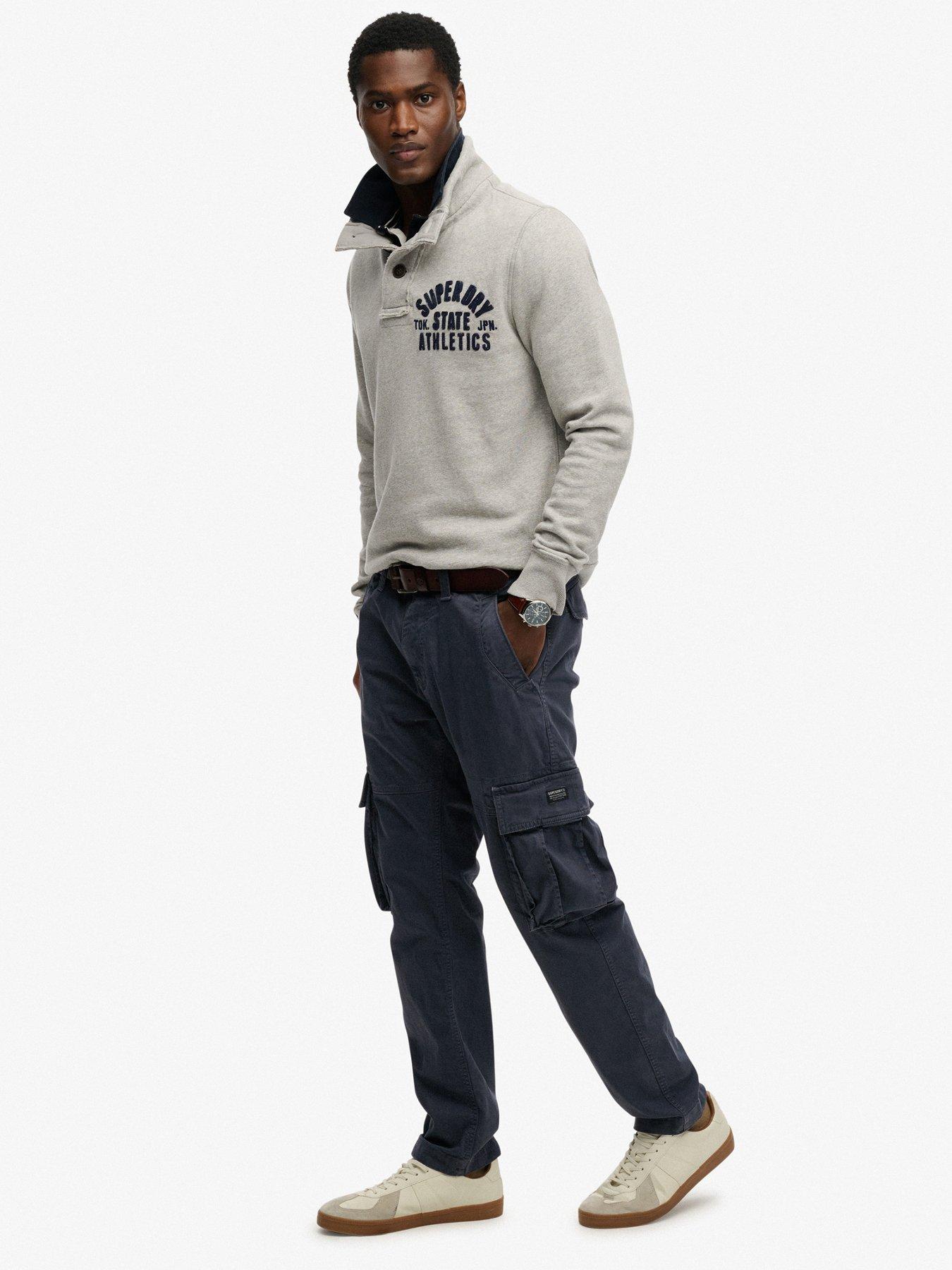  image of superdry-core-cargo-trousers-navy