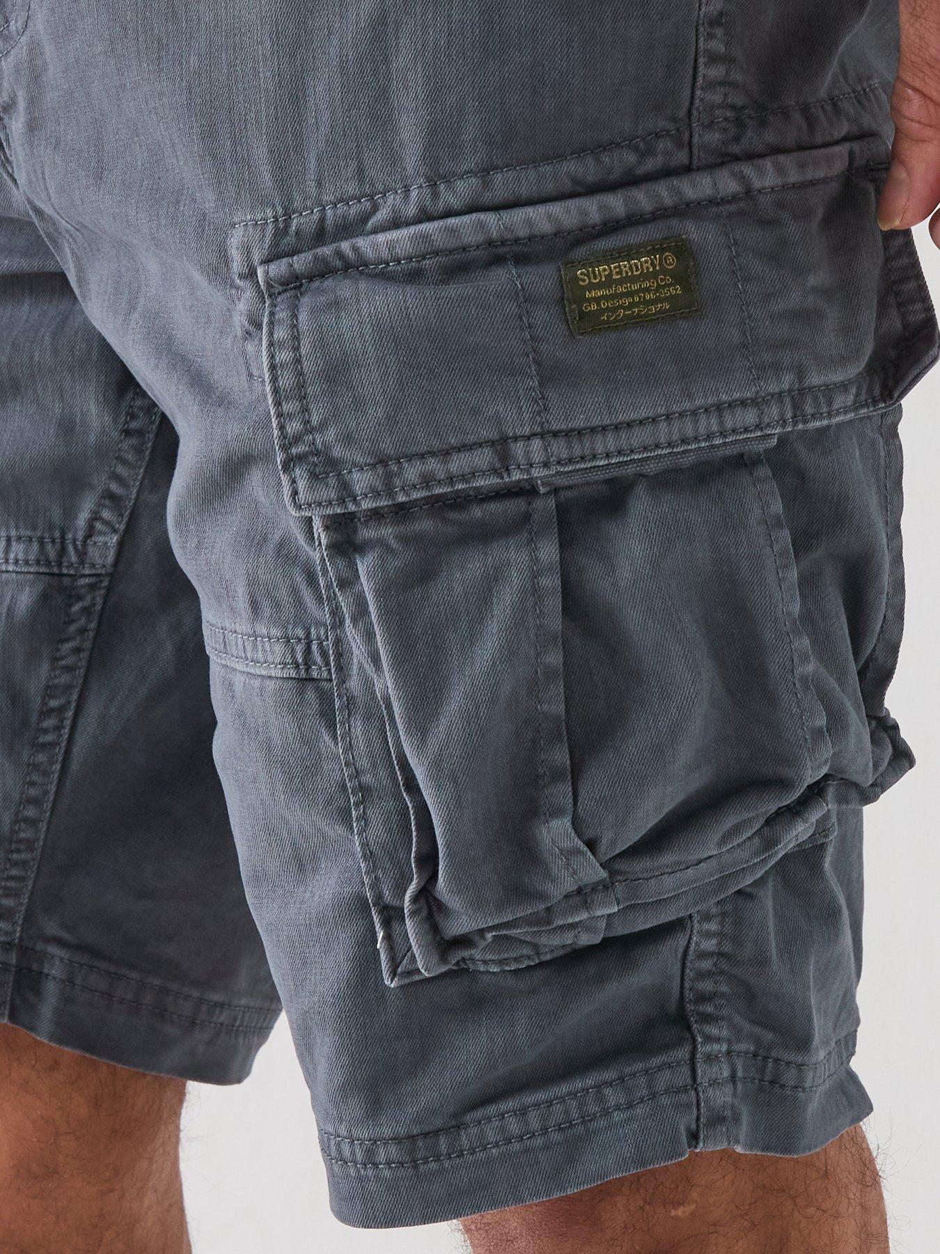Image 4 of 6 of Superdry Superdry Core Cargo Shorts - Dark Grey