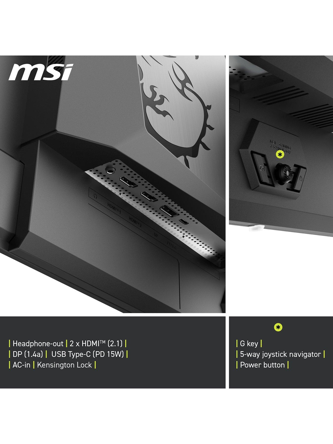 Image 2 of 7 of MSI MAG 272QP QD-OLED X50 27-inch, WQHD, 500Hz, 0.03ms, Adaptive-Sync&nbsp;Gaming Monitor