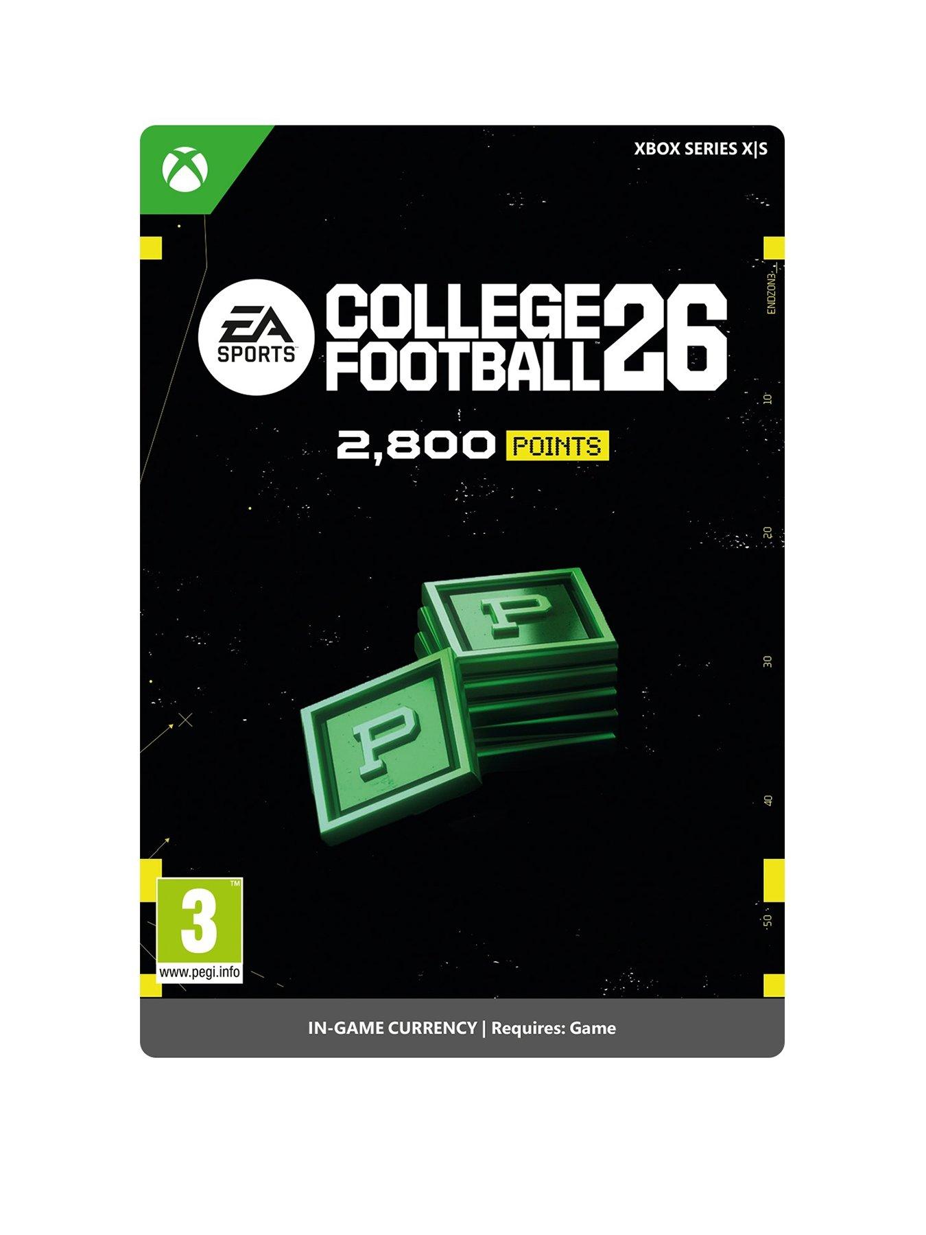 undefined EA SPORTS COLLEGE FOOTBALL 26 2,800 POINTS PACK