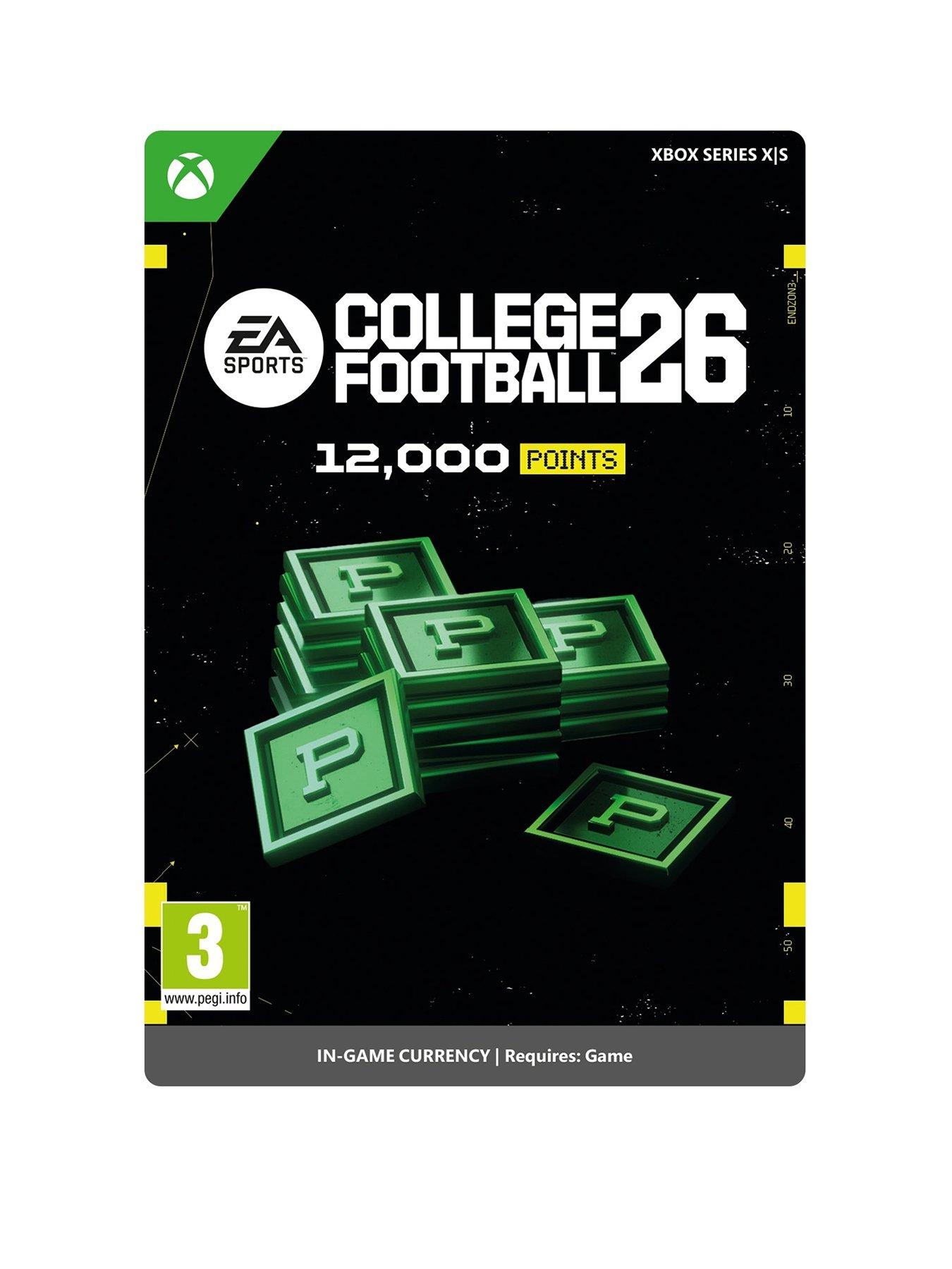 Image 1 of 1 of Xbox EA SPORTS COLLEGE FOOTBALL 26 12,000 POINTS PACK