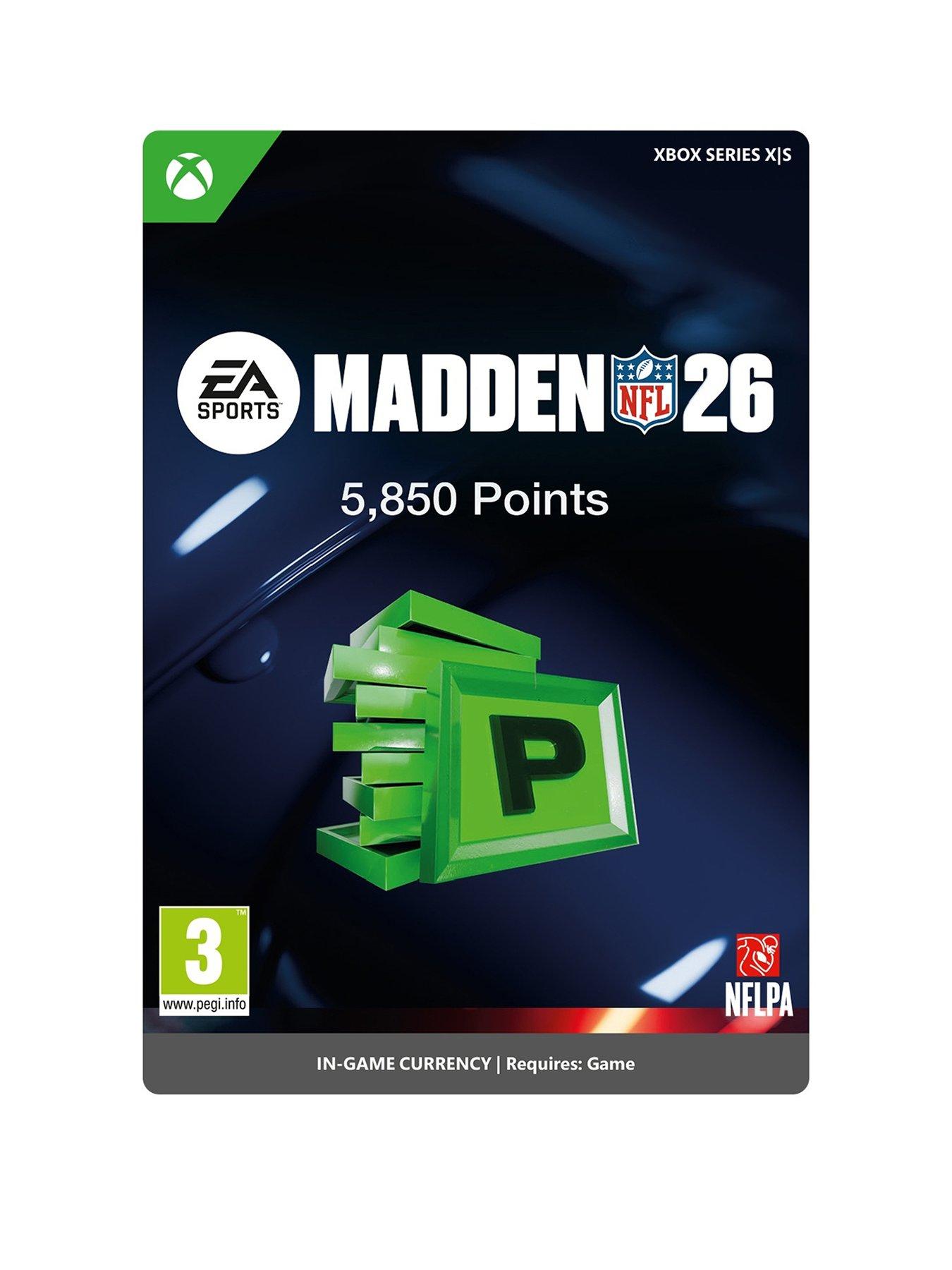 Image 1 of 1 of Xbox EA SPORTS MADDEN NFL 26 5,850 POINTS