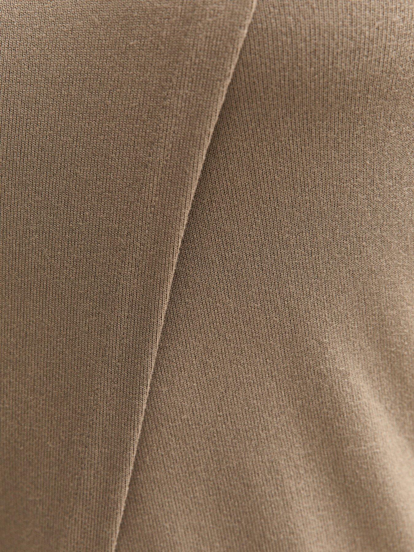  image of new-look-curves-mink-soft-touch-longline-wrap-top