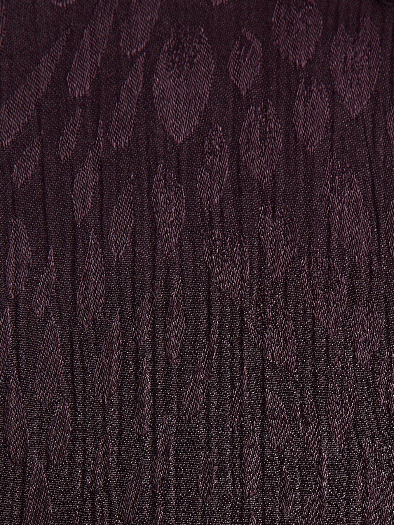  image of new-look-feather-jacquard-satin-midi-dress-burgundy