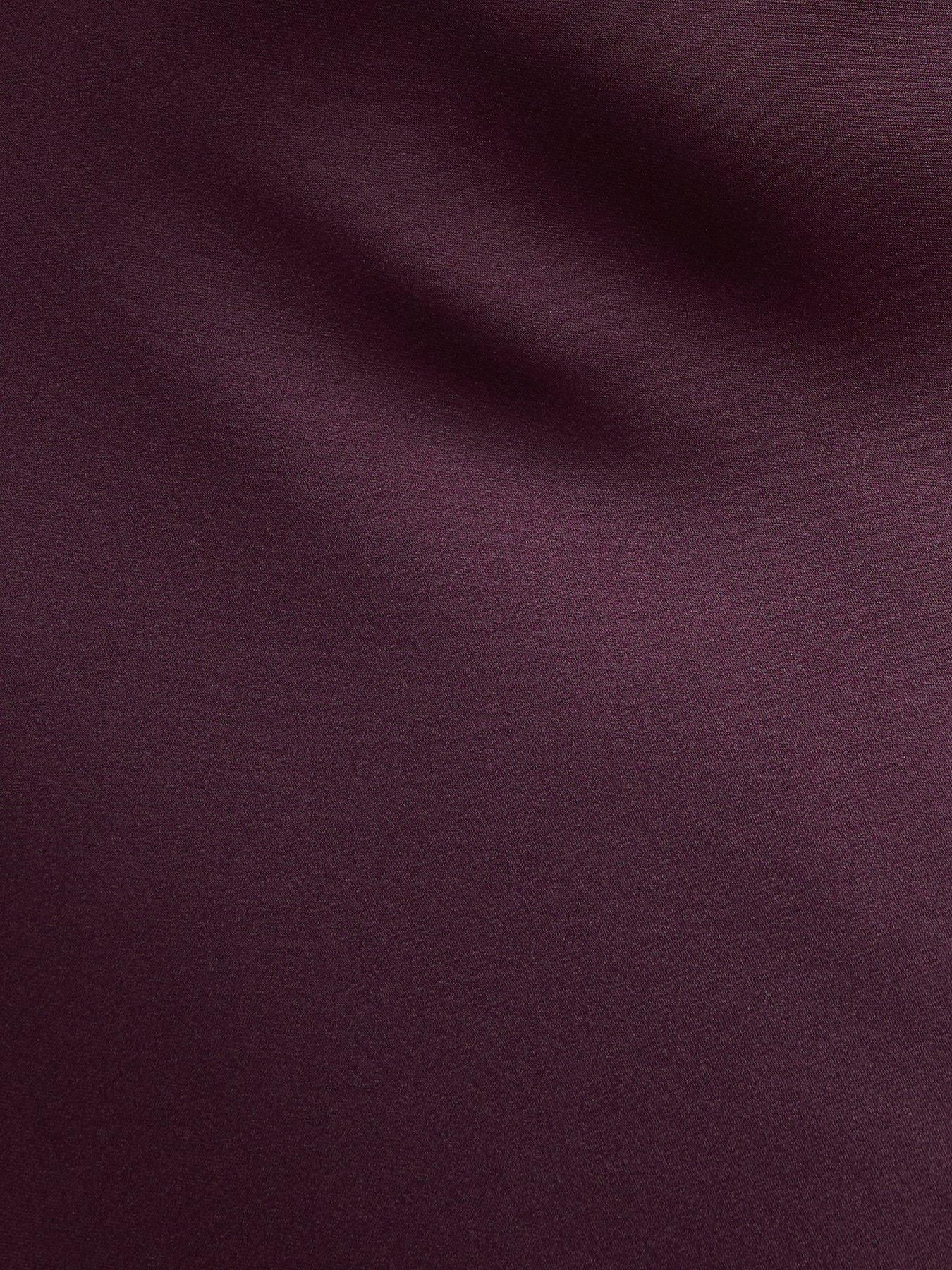  image of new-look-satin-bias-midi-skirt-burgundy