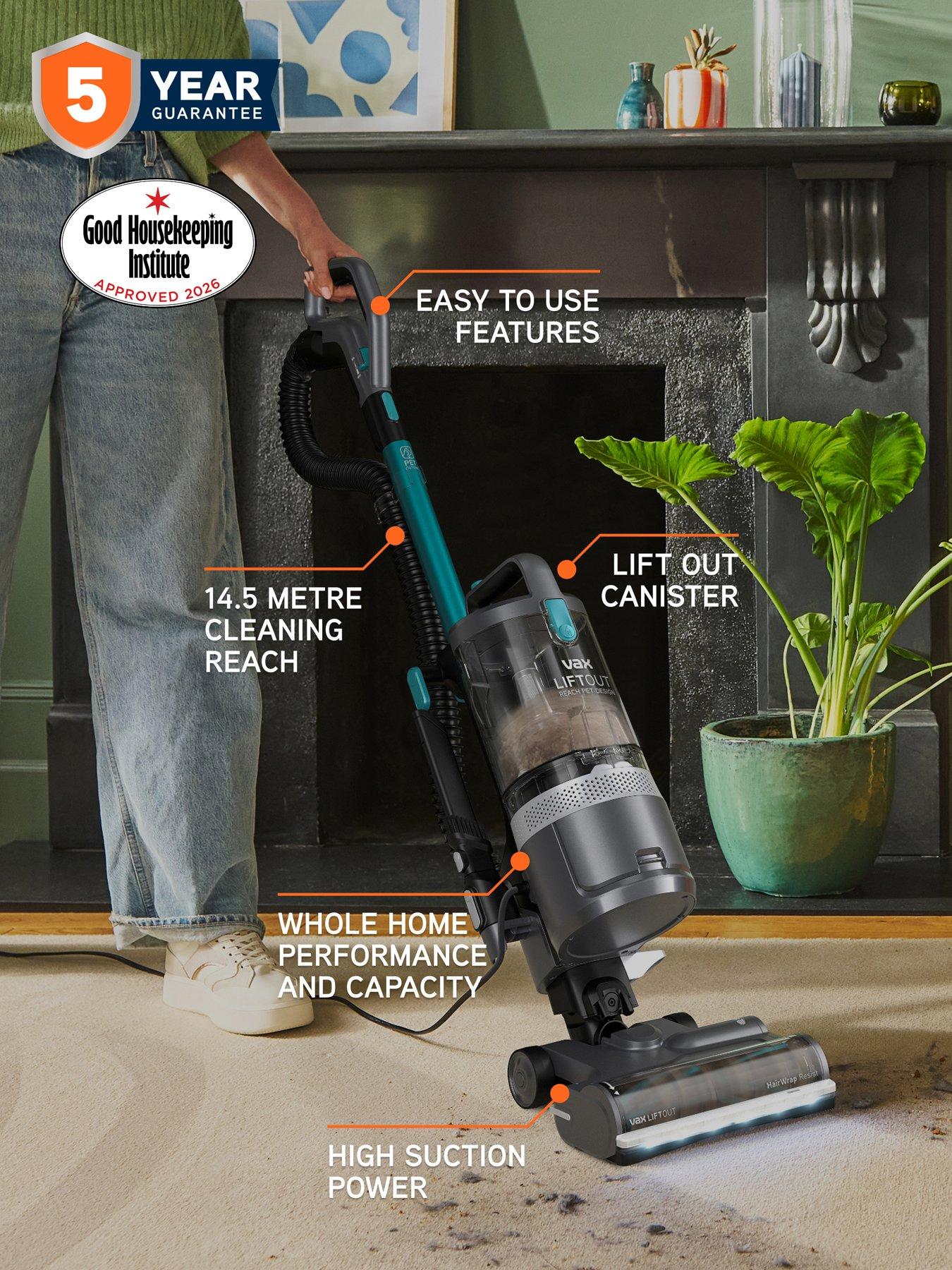  image of vax-liftout-reach-pet-design-upright-vacuum-cleaner
