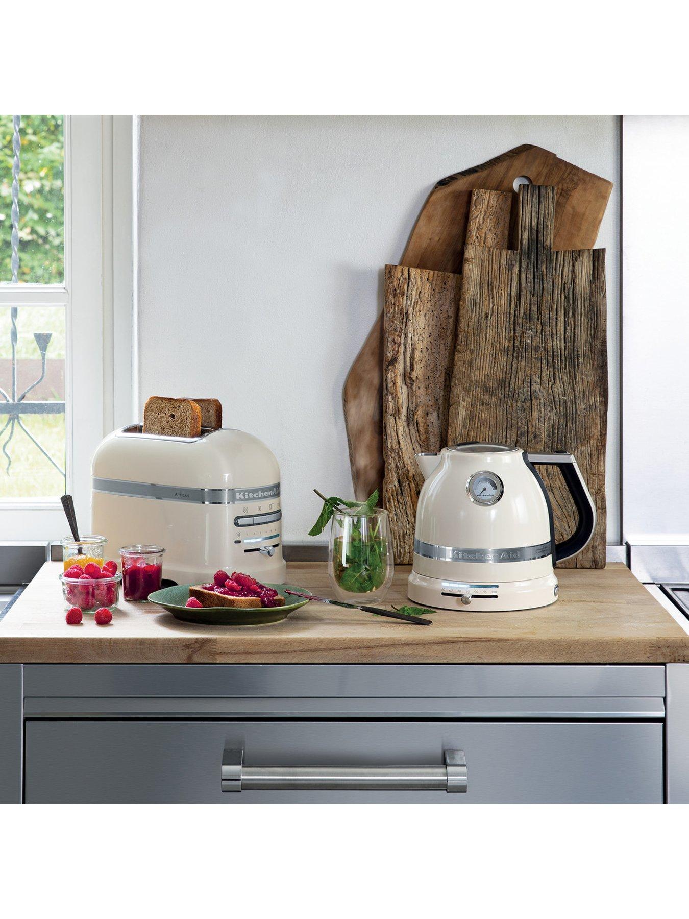 Image 6 of 6 of KitchenAid Artisan Kettle and 2 slot toaster Almond Cream