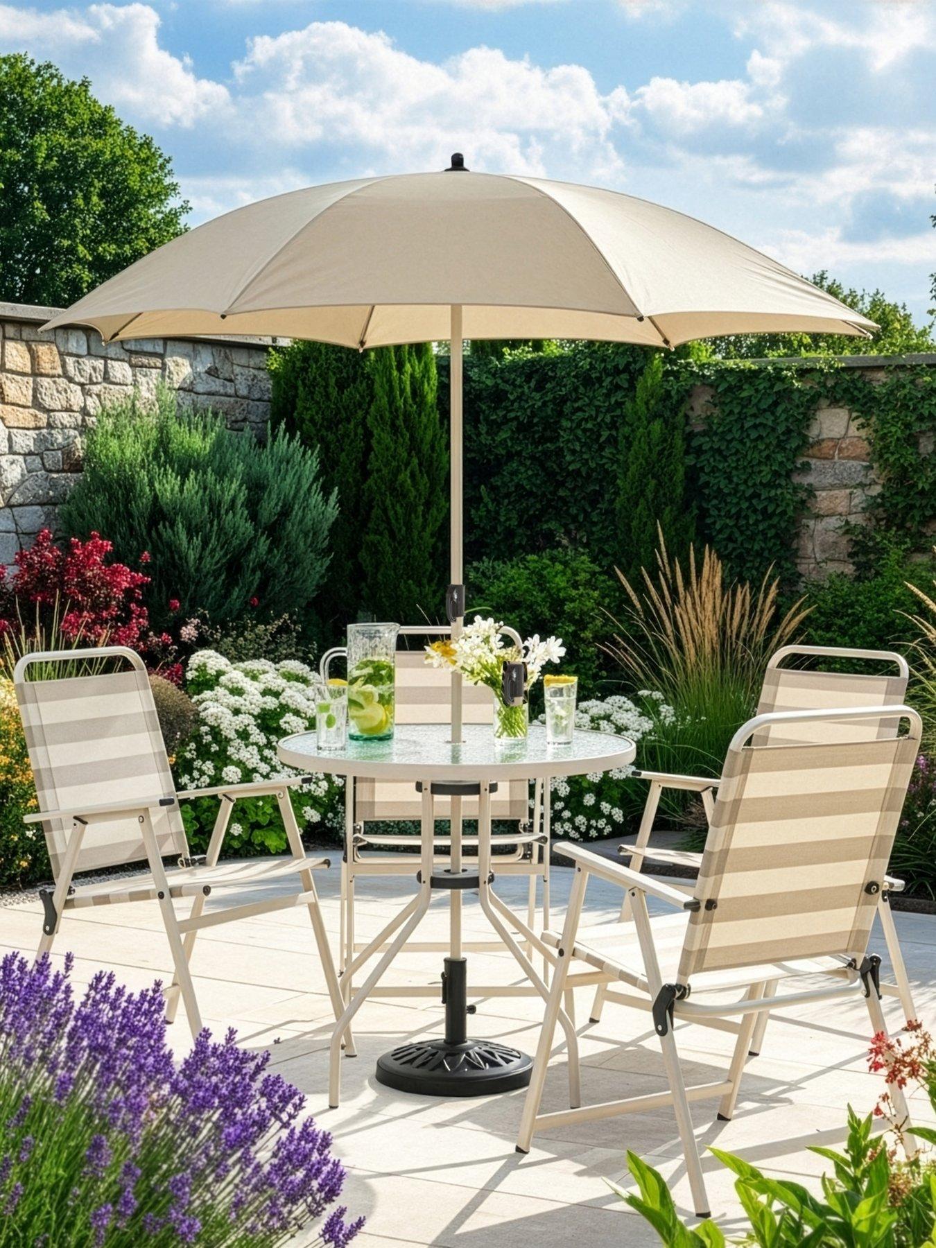 The Very Collection Santa Maria 6-Piece Dining Set - Stripe