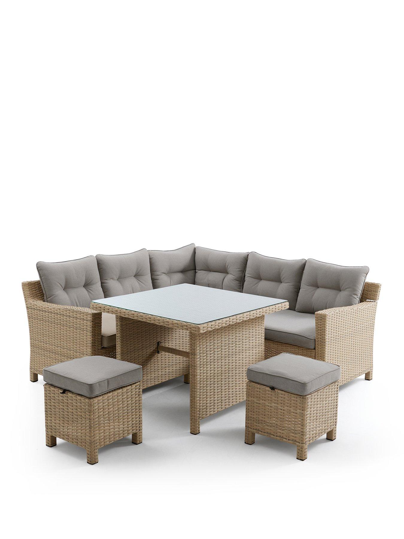 Image 2 of 7 of The Very Collection Sarasota Compact Corner Dining Set