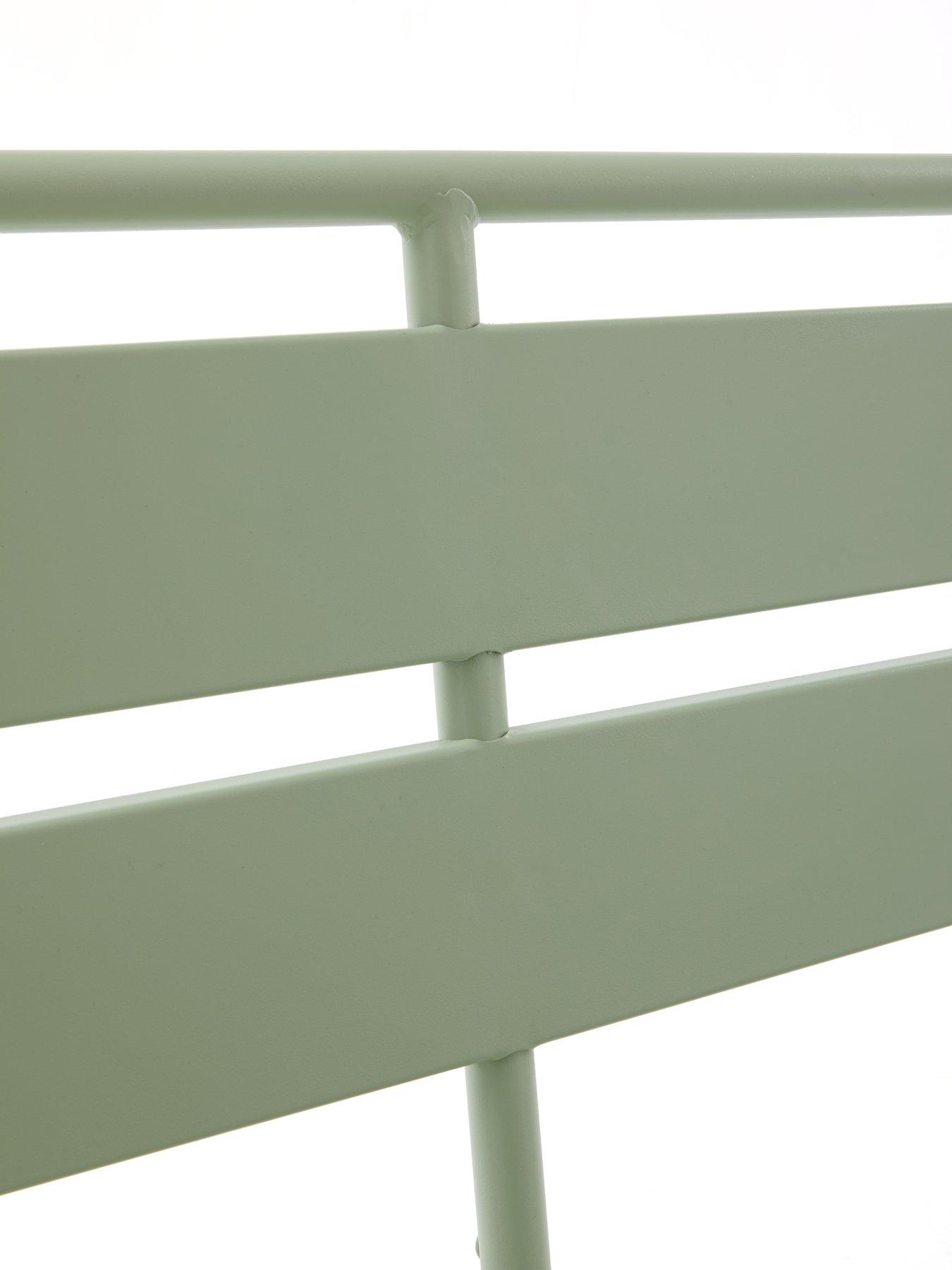  image of the-very-collection-metal-bench--green