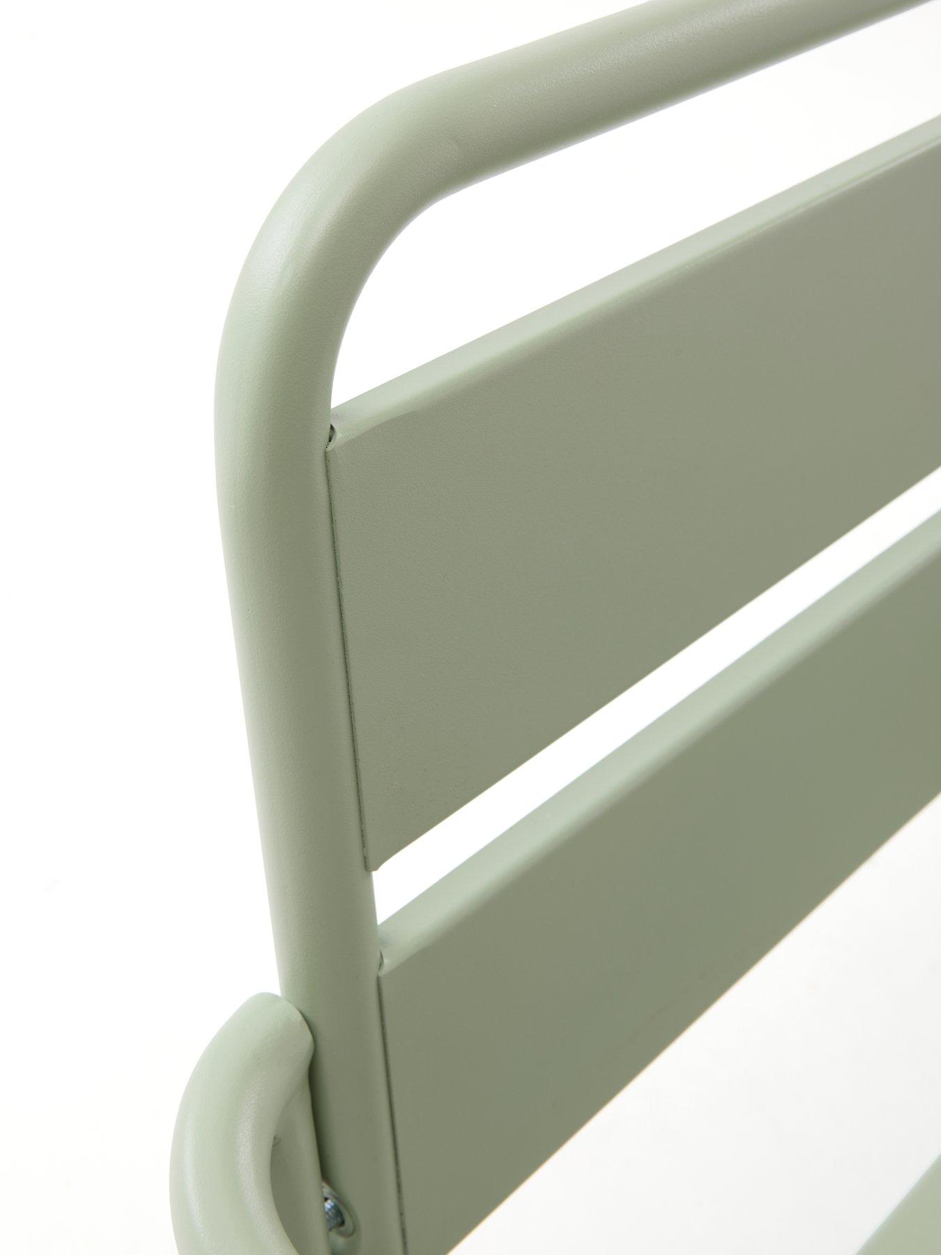  image of the-very-collection-metal-bench--green