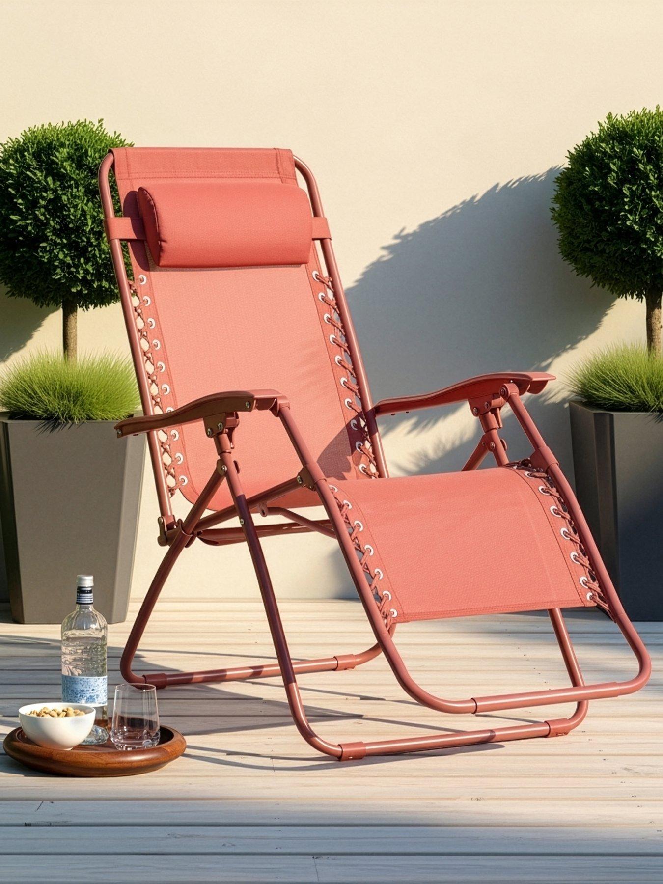 The Very Collection Luxury Relaxer Chair Rust