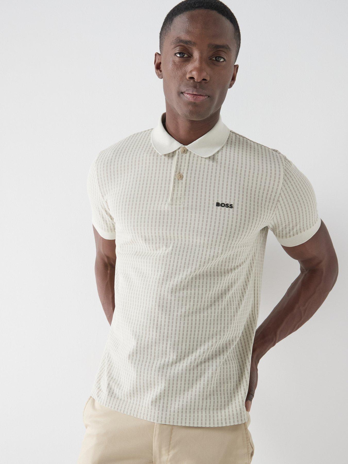 BOSS Mens Golf Birdie 3 Polo Shirt - Beige
