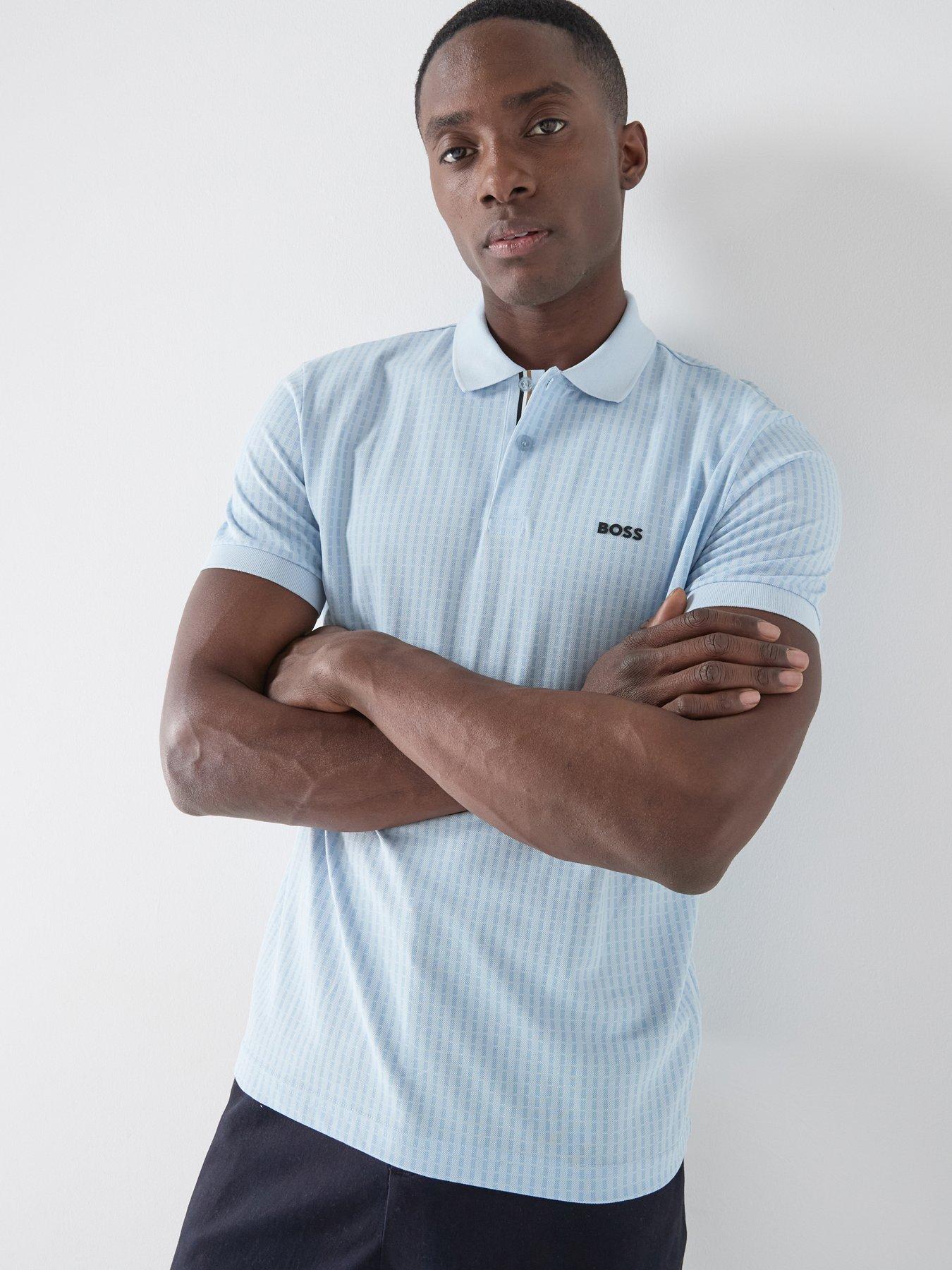 BOSS Mens Golf Birdie 3 Polo Shirt - Blue