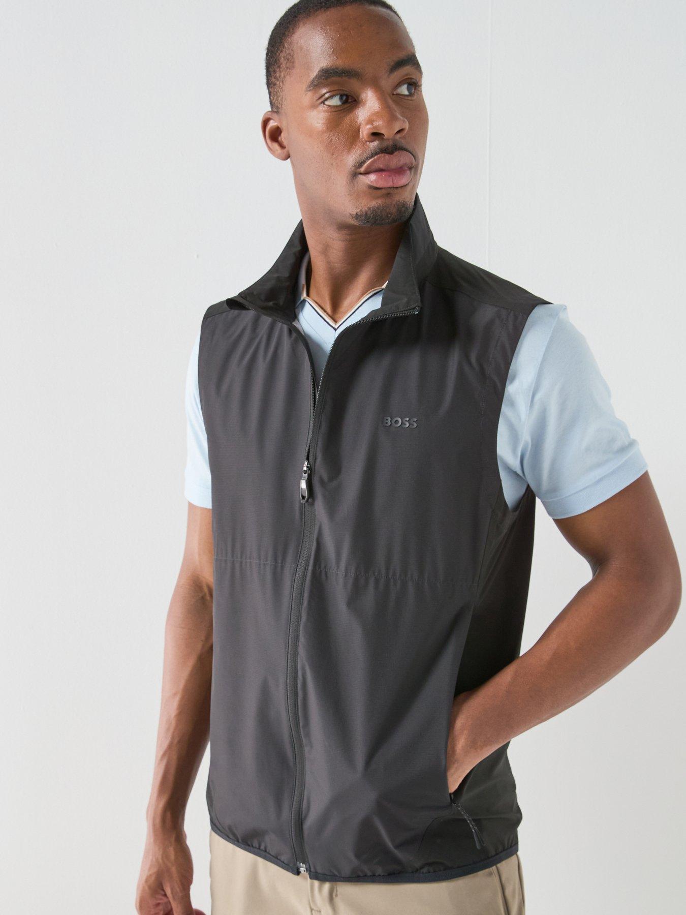 BOSS Mens Golf Birdie Vest - Black