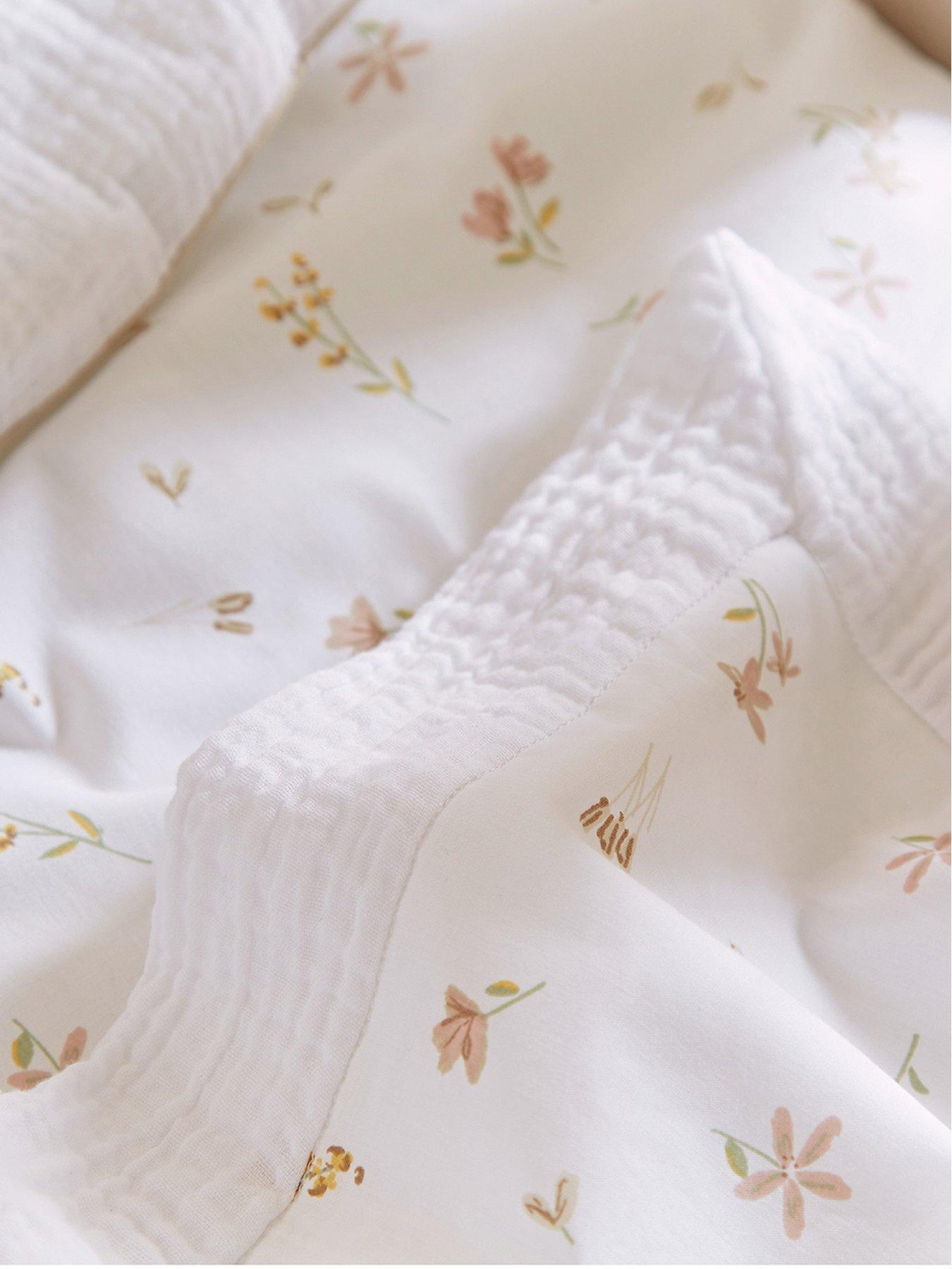 Image 3 of 8 of CuddleCo 4pc Cot Bed Bedding Set - Cashmere Meadow