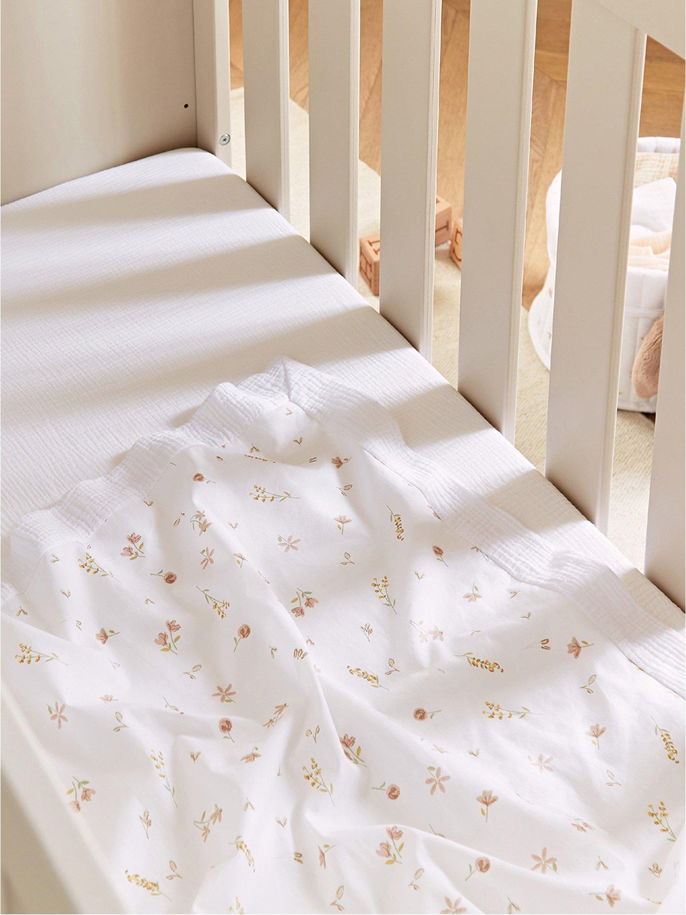Image 7 of 8 of CuddleCo 4pc Cot Bed Bedding Set - Cashmere Meadow