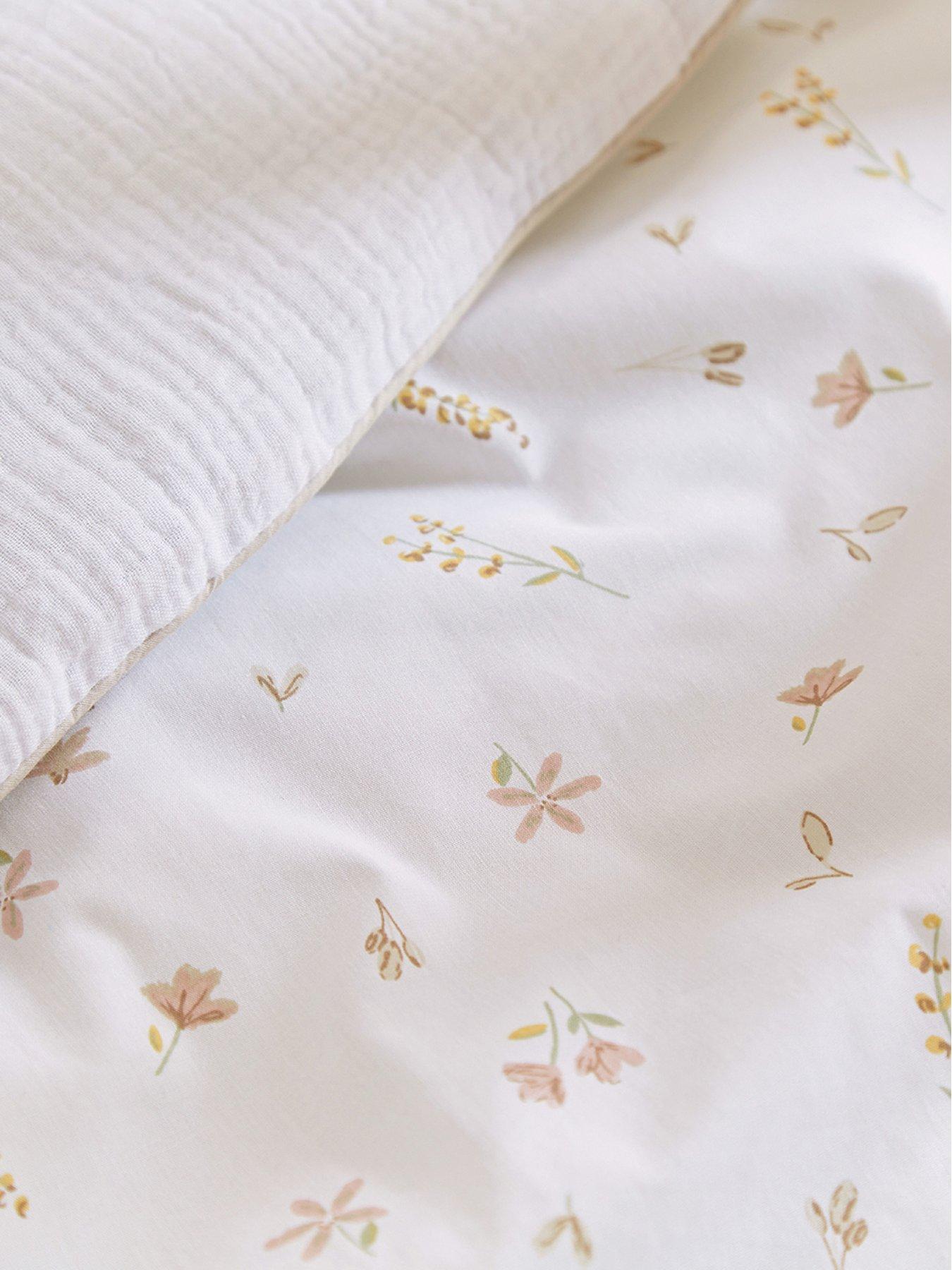  image of cuddleco-cot-bed-quilt-cashmere-meadow