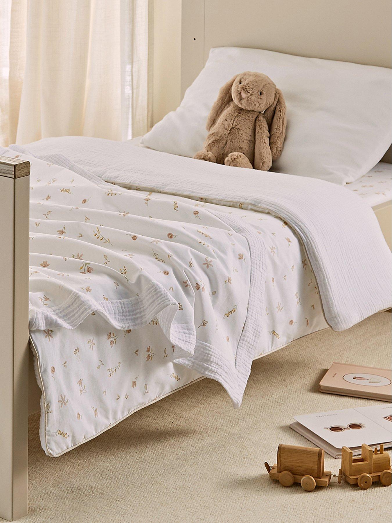  image of cuddleco-cot-bed-quilt-cashmere-meadow