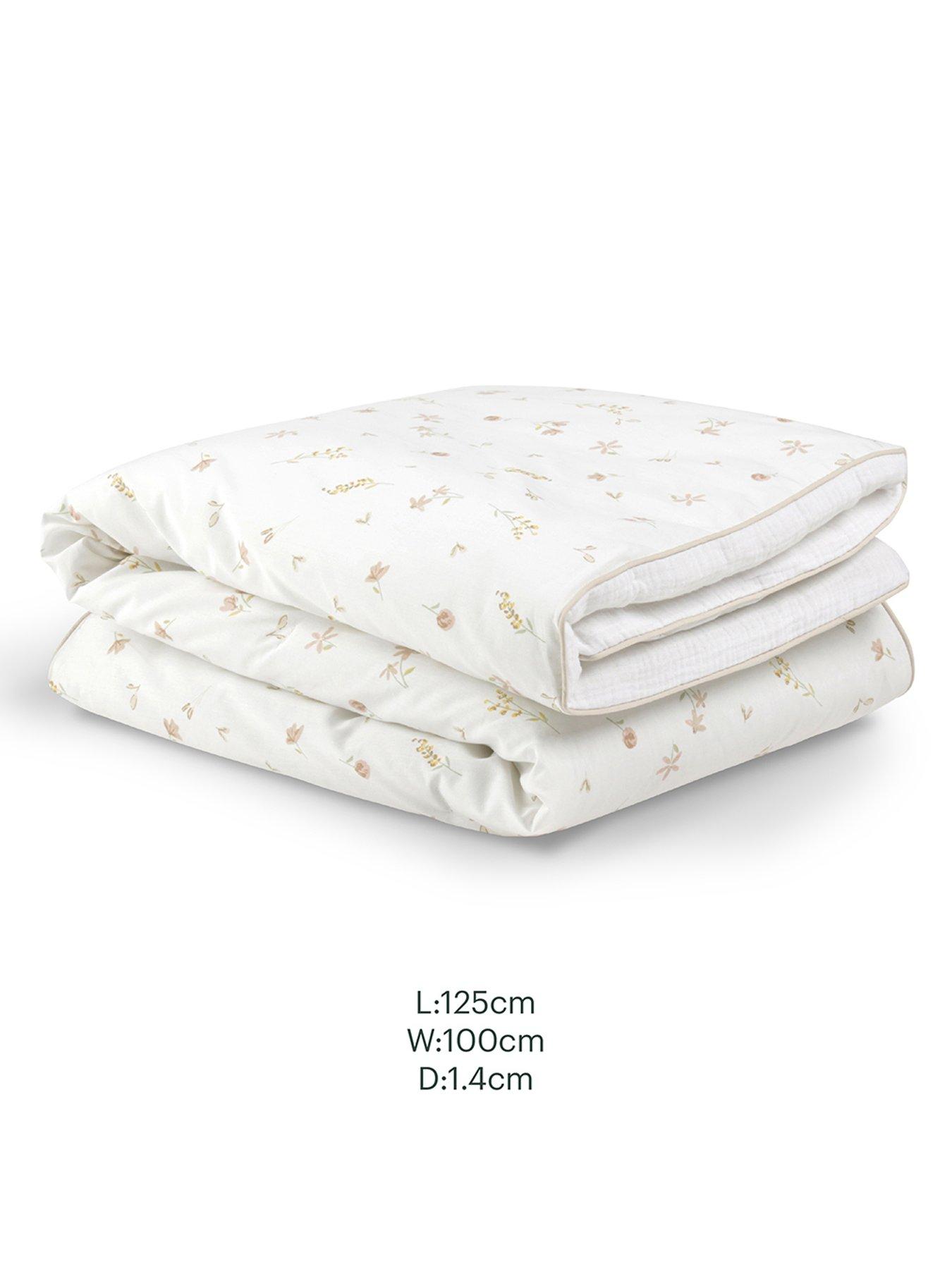  image of cuddleco-cot-bed-quilt-cashmere-meadow