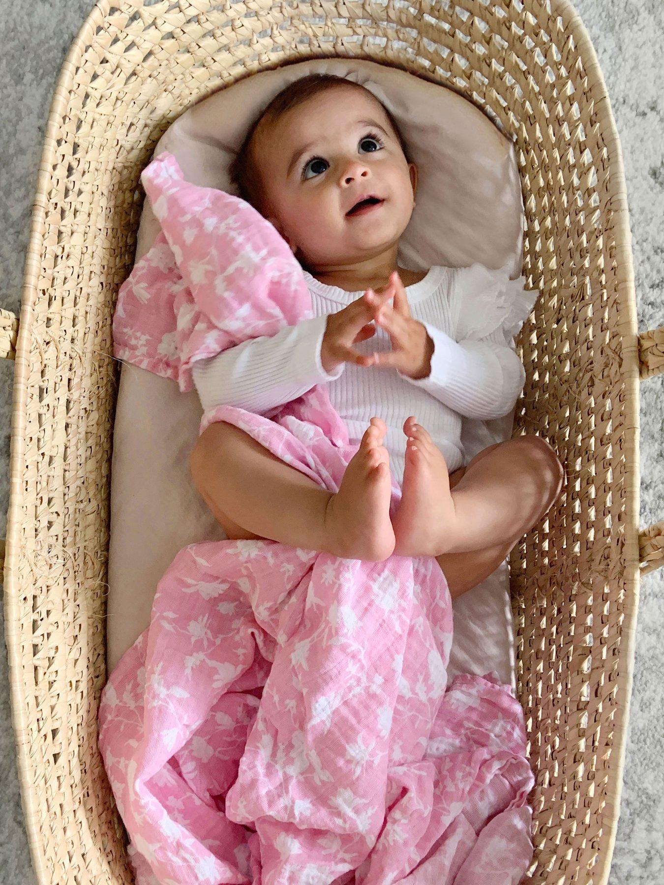 Image 4 of 6 of aden + anais Ma Fleur - Large Swaddles 2 Pack Cotton Muslin