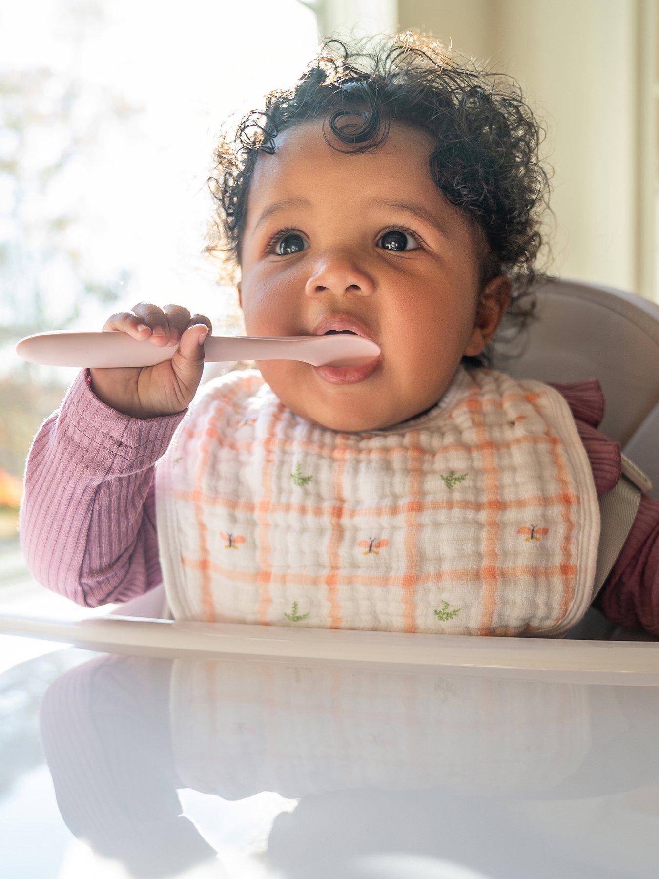 aden + anais Essentials 3-Pack Cotton Muslin Baby Snap Bibs - Country Floral