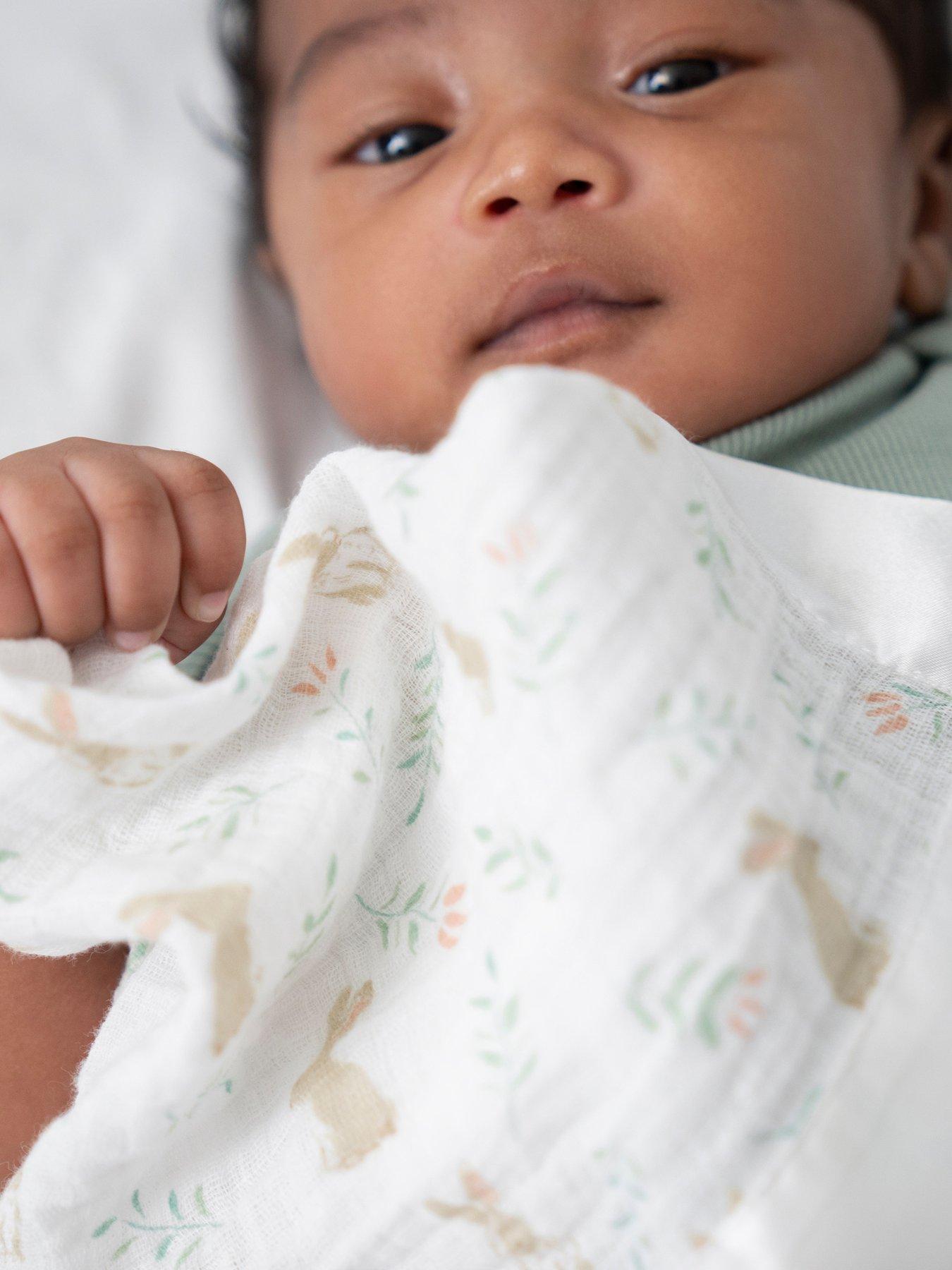 aden-anais-essentials-2-pack-cotton-muslin-security-blankets-blushing-bunnies