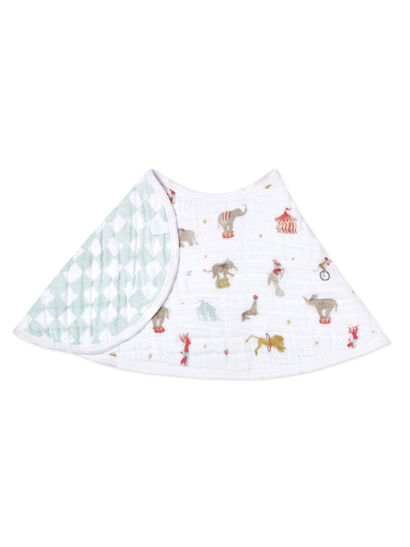  image of aden-anais-essentials-2-pack-cotton-muslin-security-blankets-blushing-bunnies