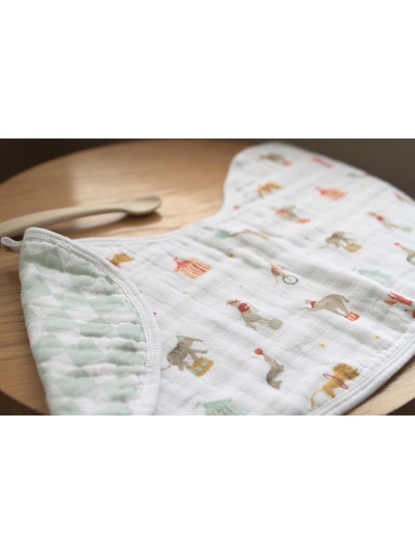 image of aden-anais-essentials-2-pack-cotton-muslin-security-blankets-blushing-bunnies