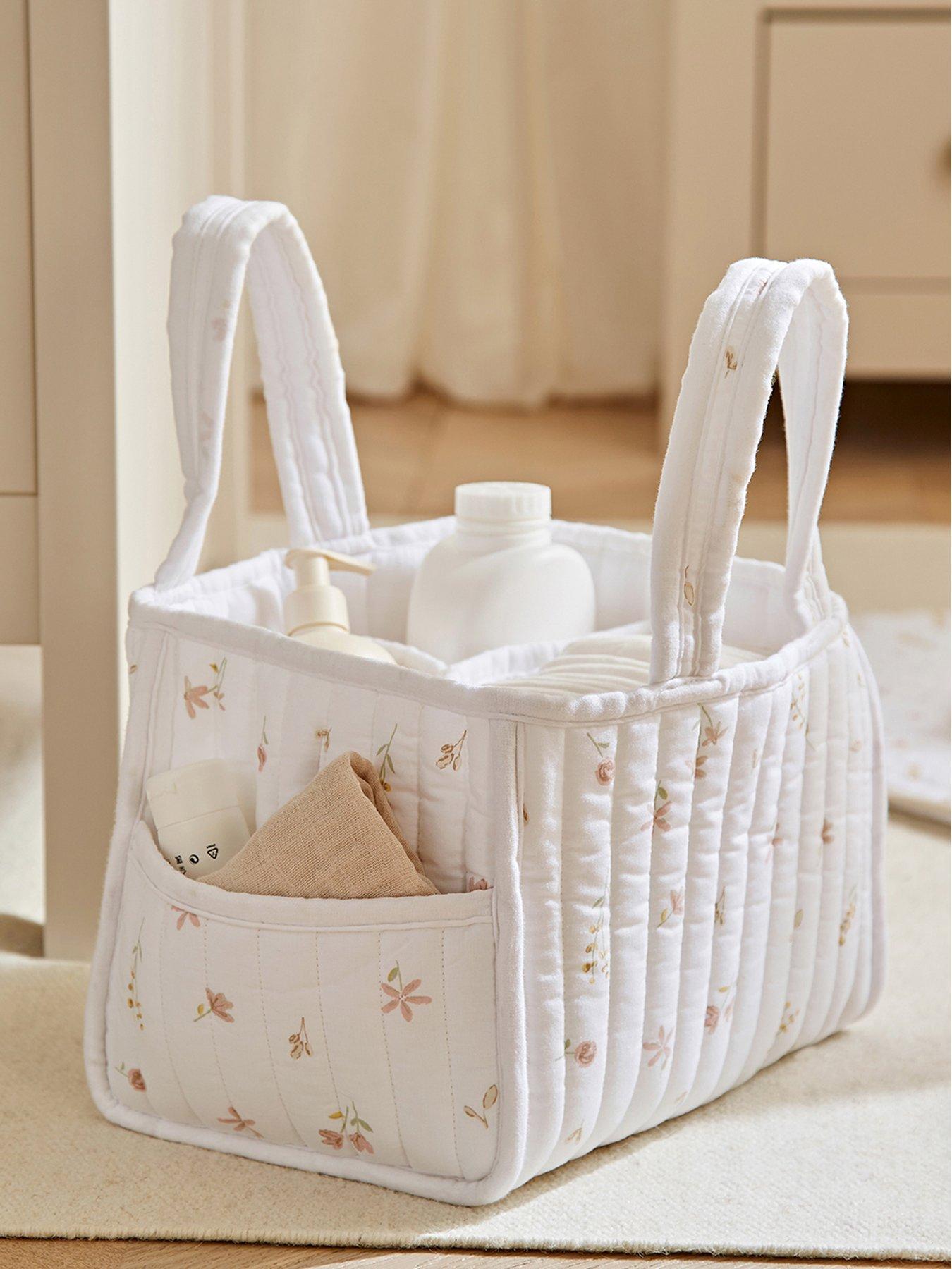 CuddleCo Nappy Caddy - Cashmere Meadow