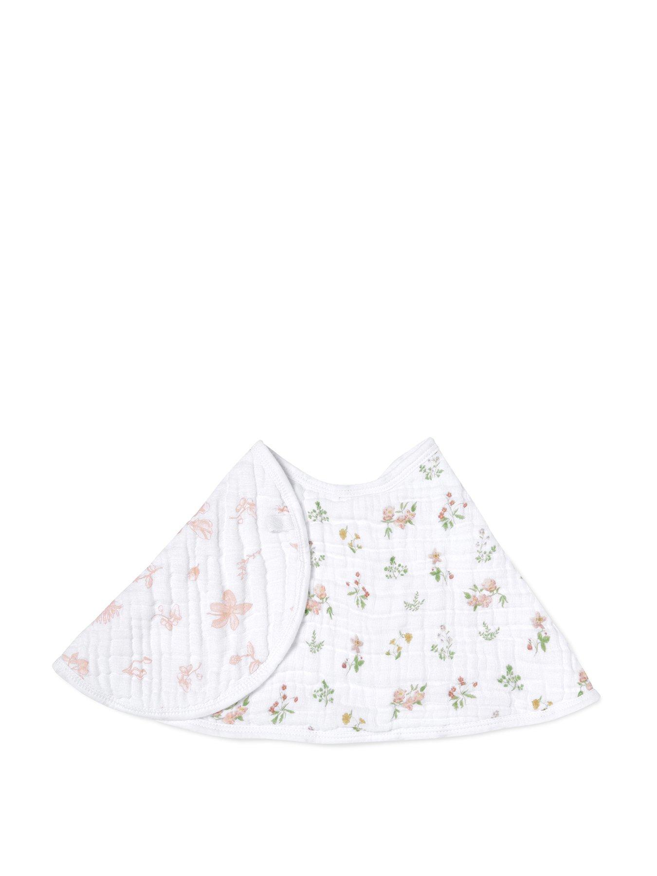 Image 2 of 4 of aden + anais Essentials Cotton Muslin Baby Burpy Bib - Country Floral
