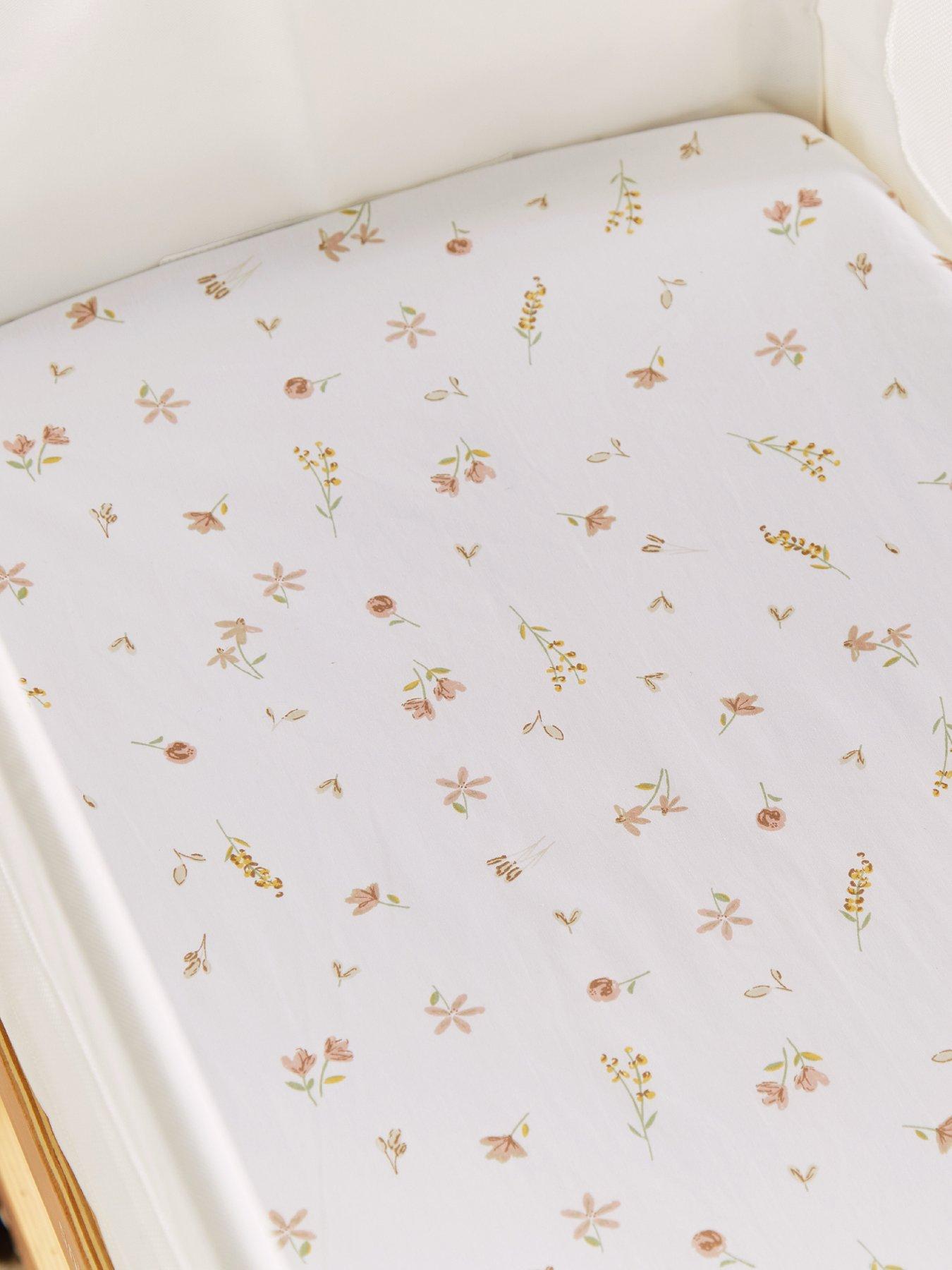 CuddleCo Universal Crib/ Co Sleeper Sheets 2pk - Cashmere Meadow