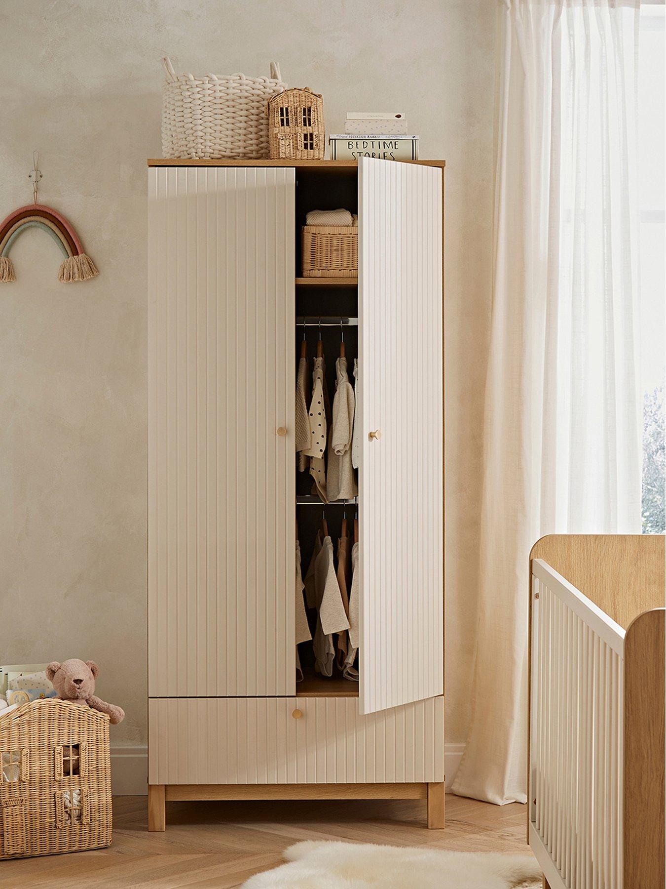  image of cuddleco-remi-wardrobe-oakcashmere