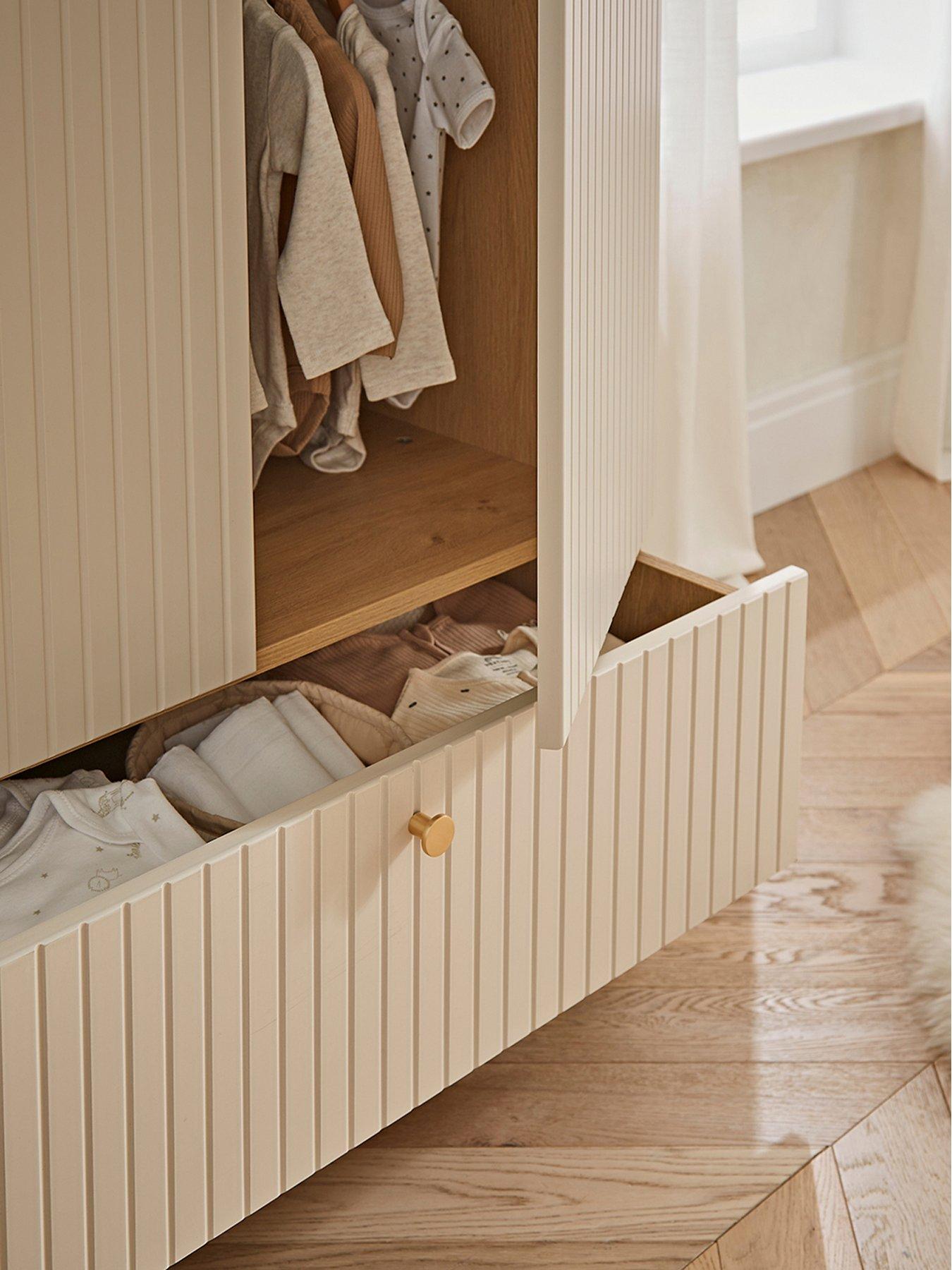  image of cuddleco-remi-wardrobe-oakcashmere