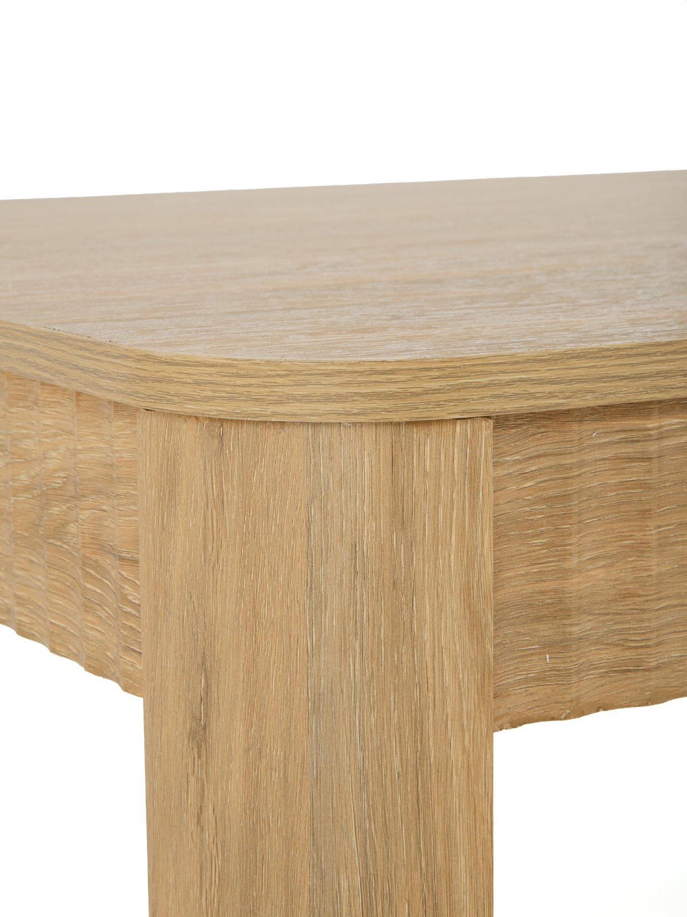 Image 4 of 6 of Michelle Keegan Home Sculpt 160&nbsp;cm Dining Table - Oak - FSC&reg; Certified
