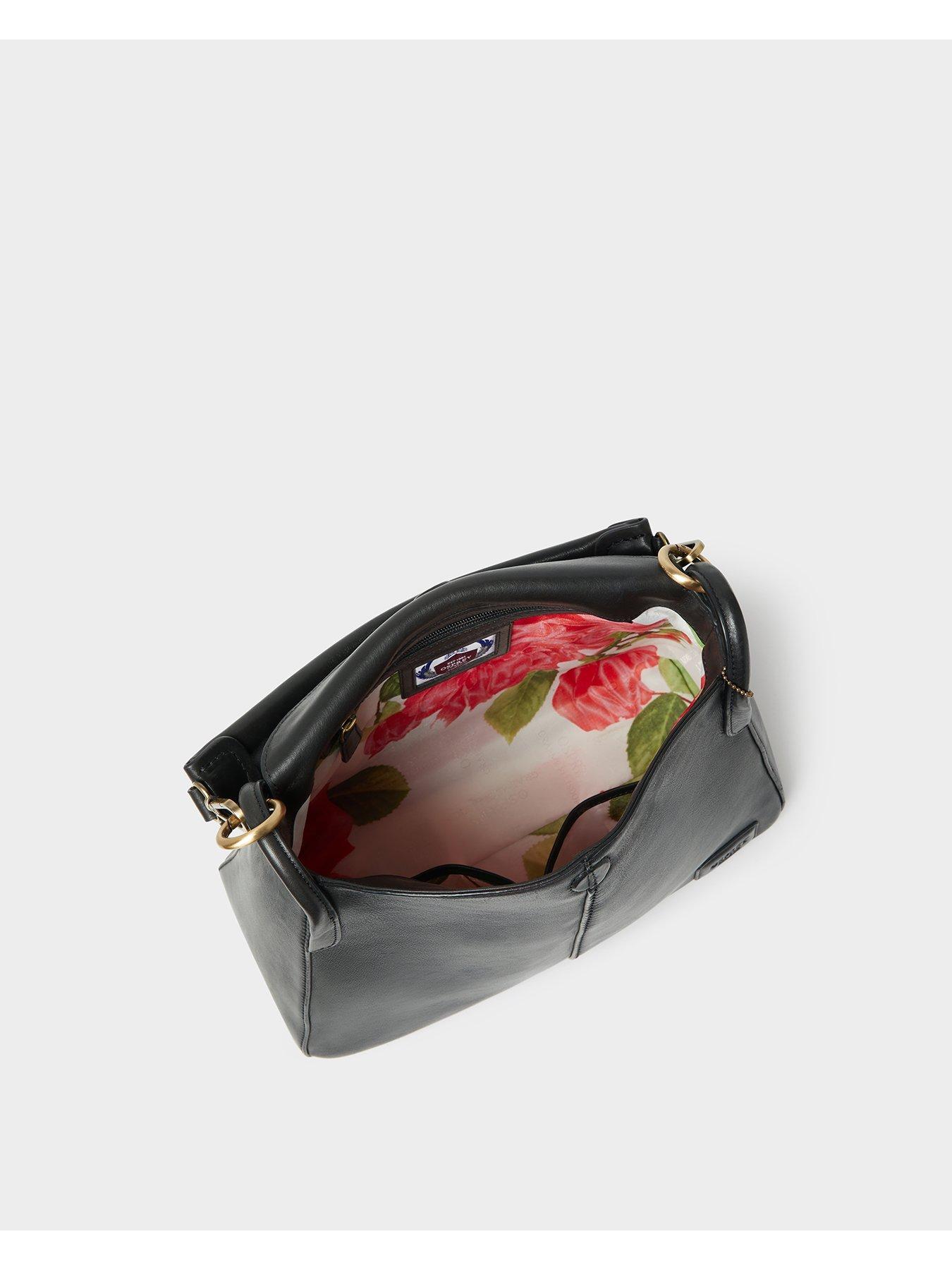 Image 3 of 3 of Osprey London The Oxford Leather Medium Shoulder Bag - Black