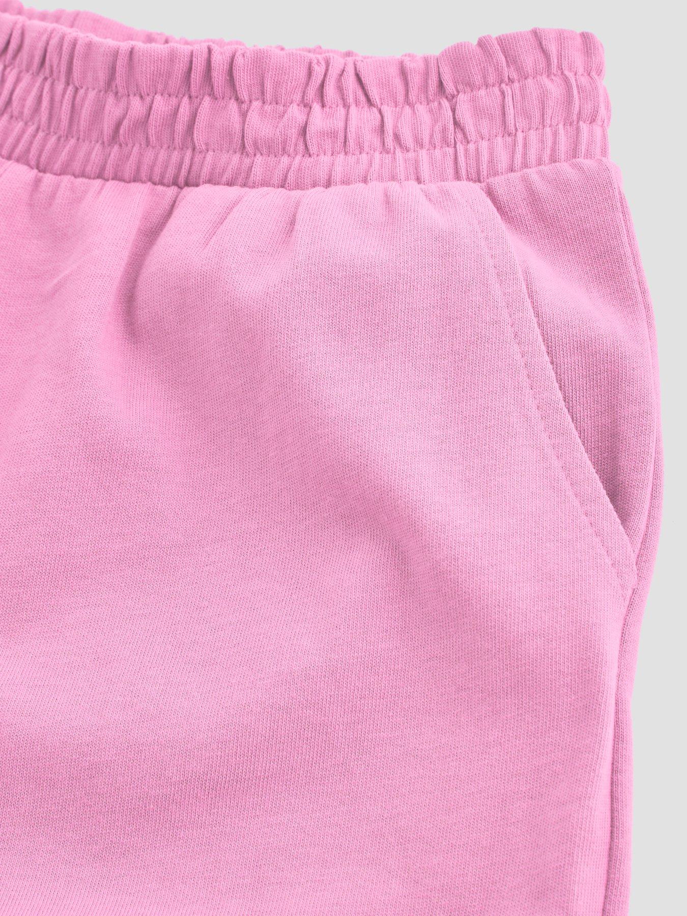 Image 4 of 5 of The Very Collection Girls Oversized Boxy Top And Trouser Heavy Weight Jersey Outfit - Pink